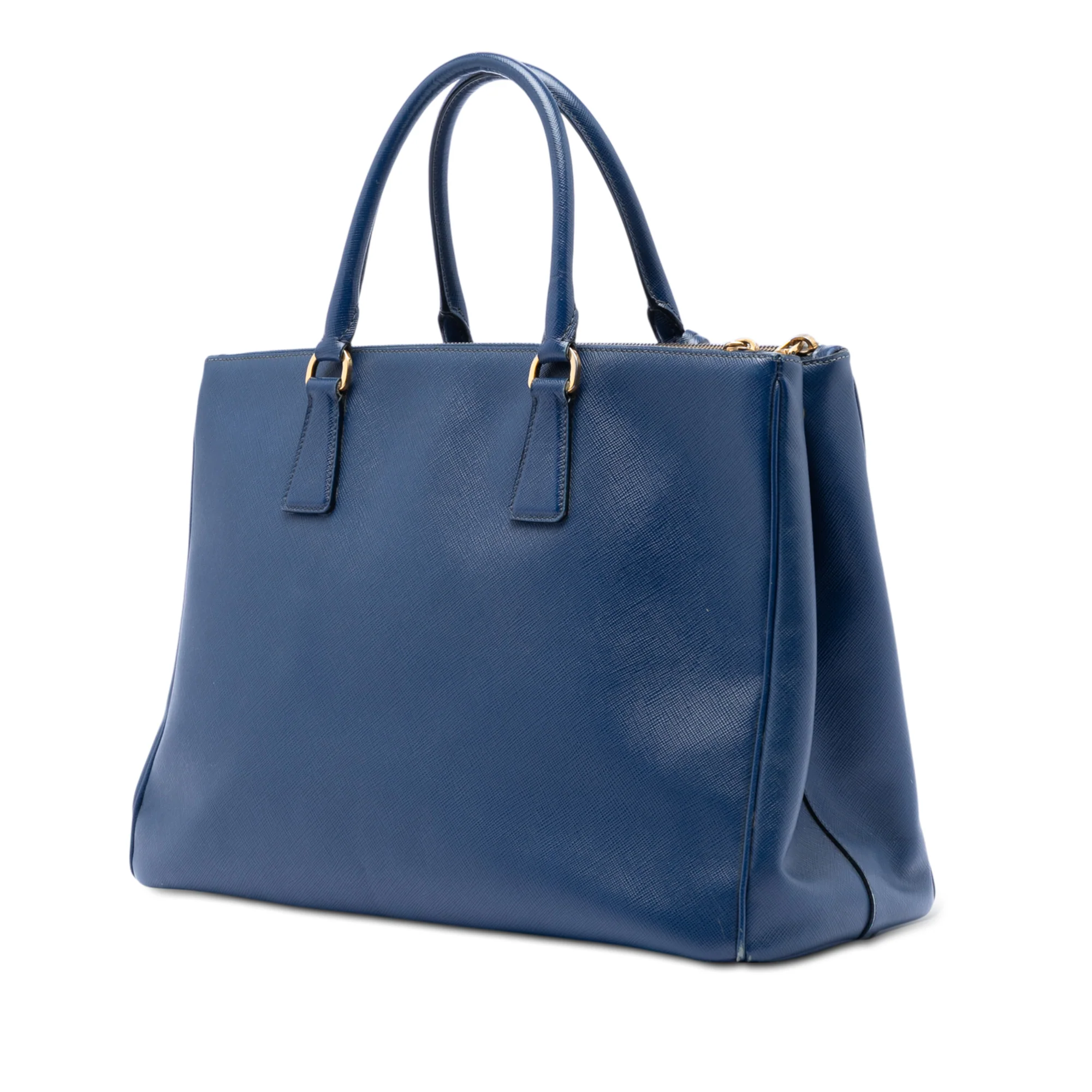 Double Zip Lux Tote Saffiano Leather Large - Image 2