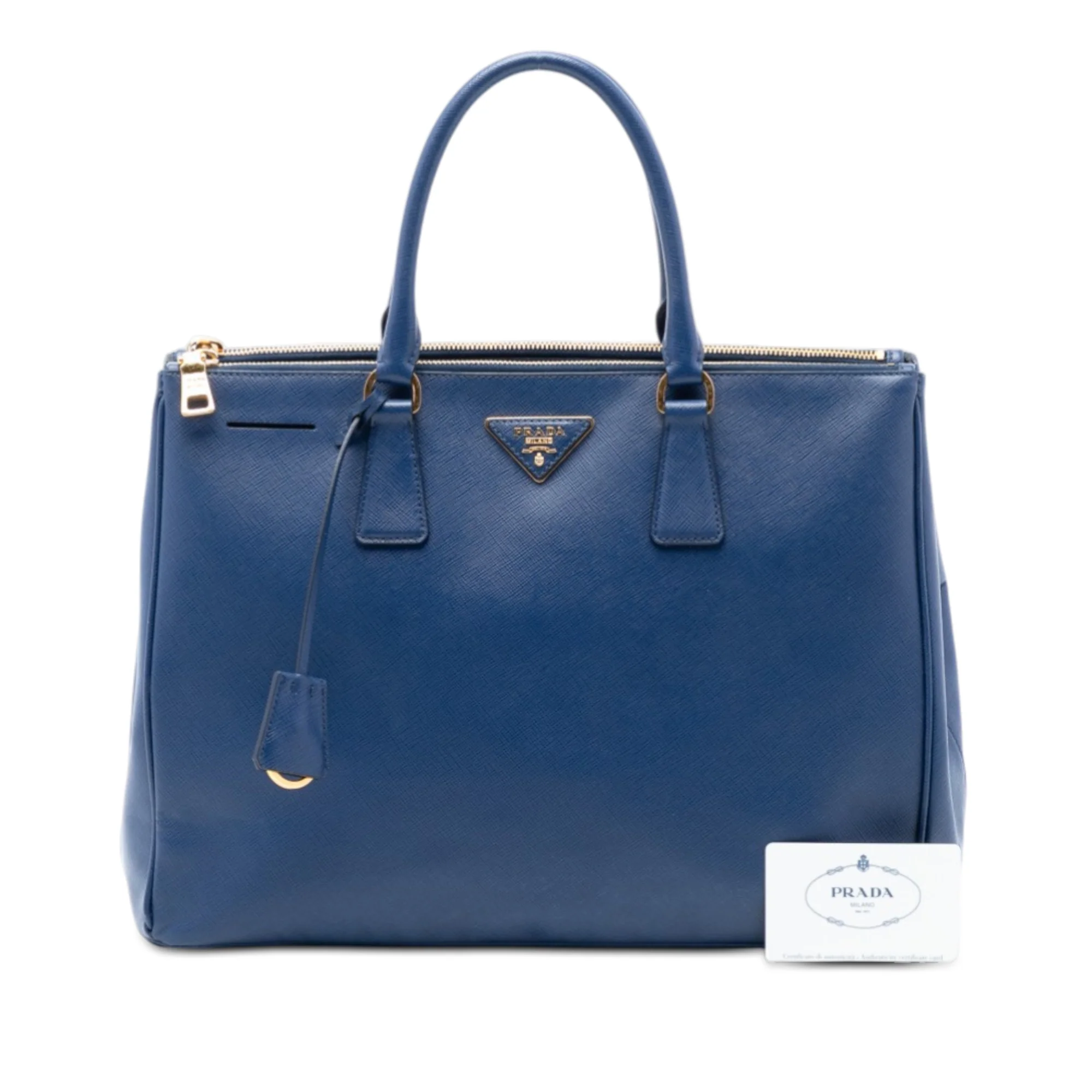 Double Zip Lux Tote Saffiano Leather Large - Image 7
