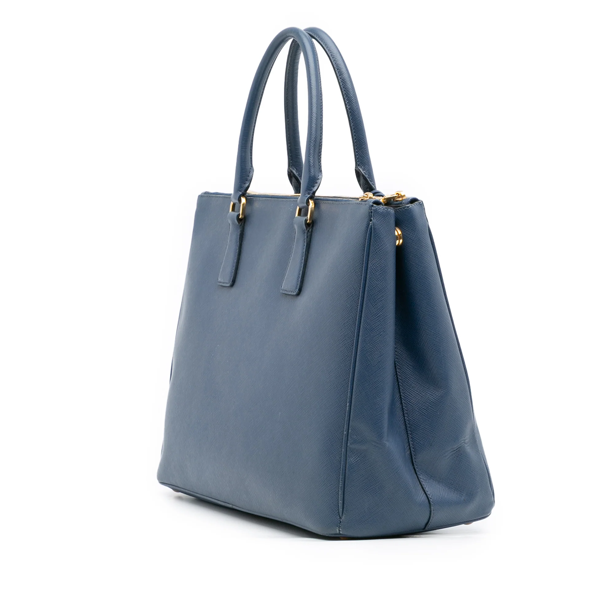 Double Zip Lux Tote Saffiano Leather Large - Image 2