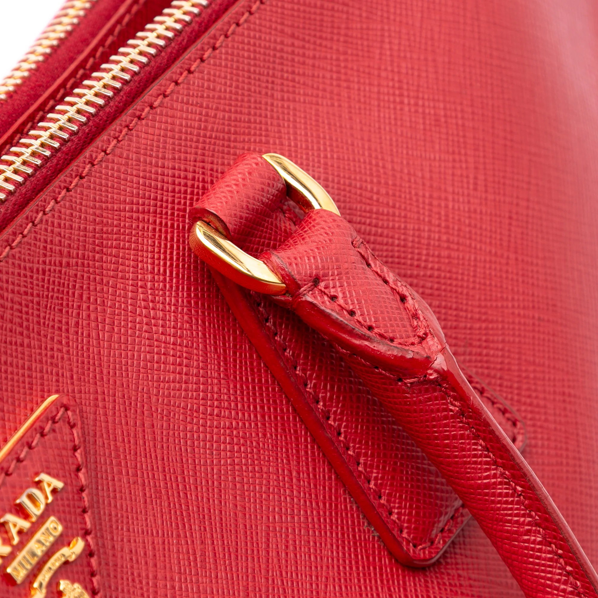 Double Zip Lux Tote Saffiano Leather Large - Image 9