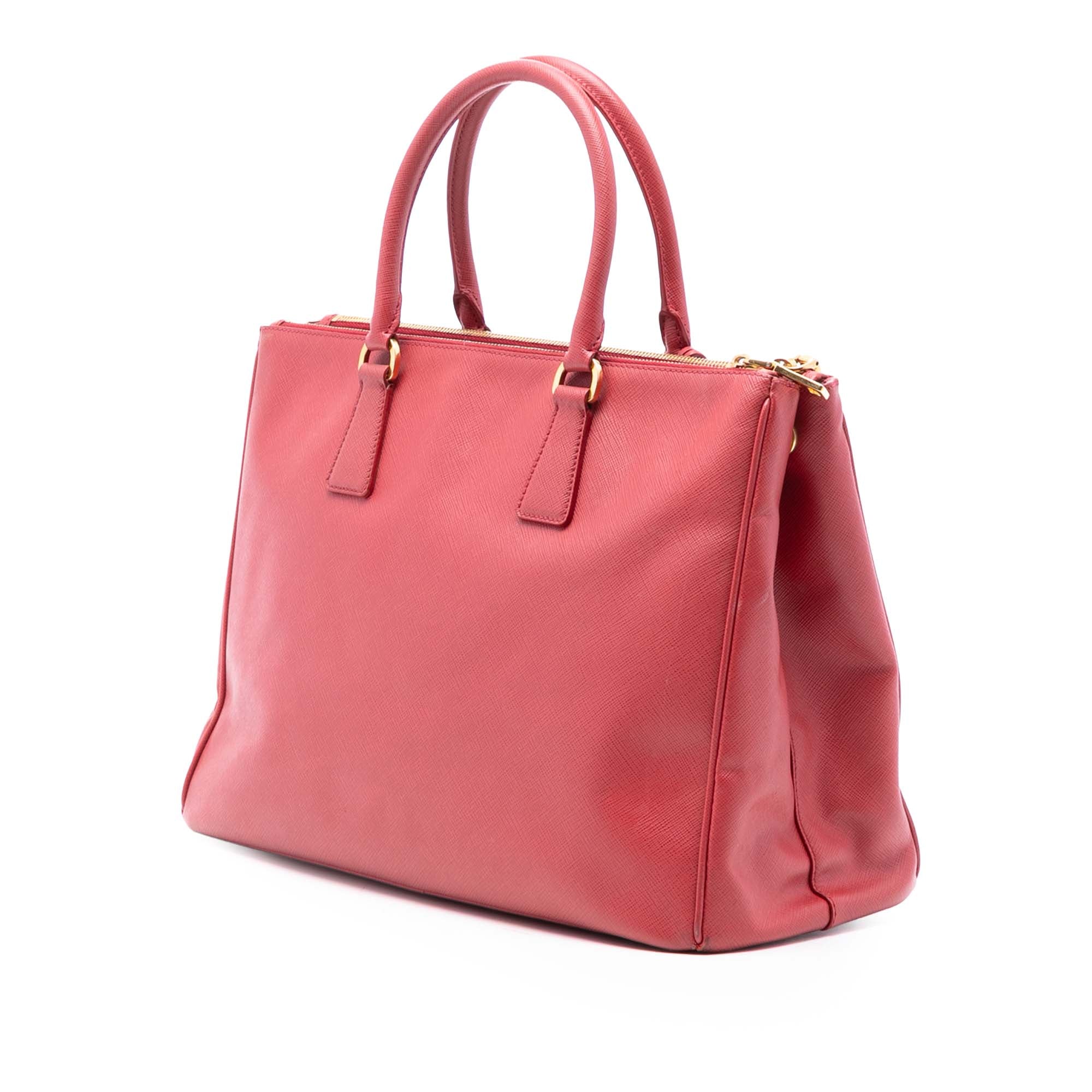 Double Zip Lux Tote Saffiano Leather Large - Image 2