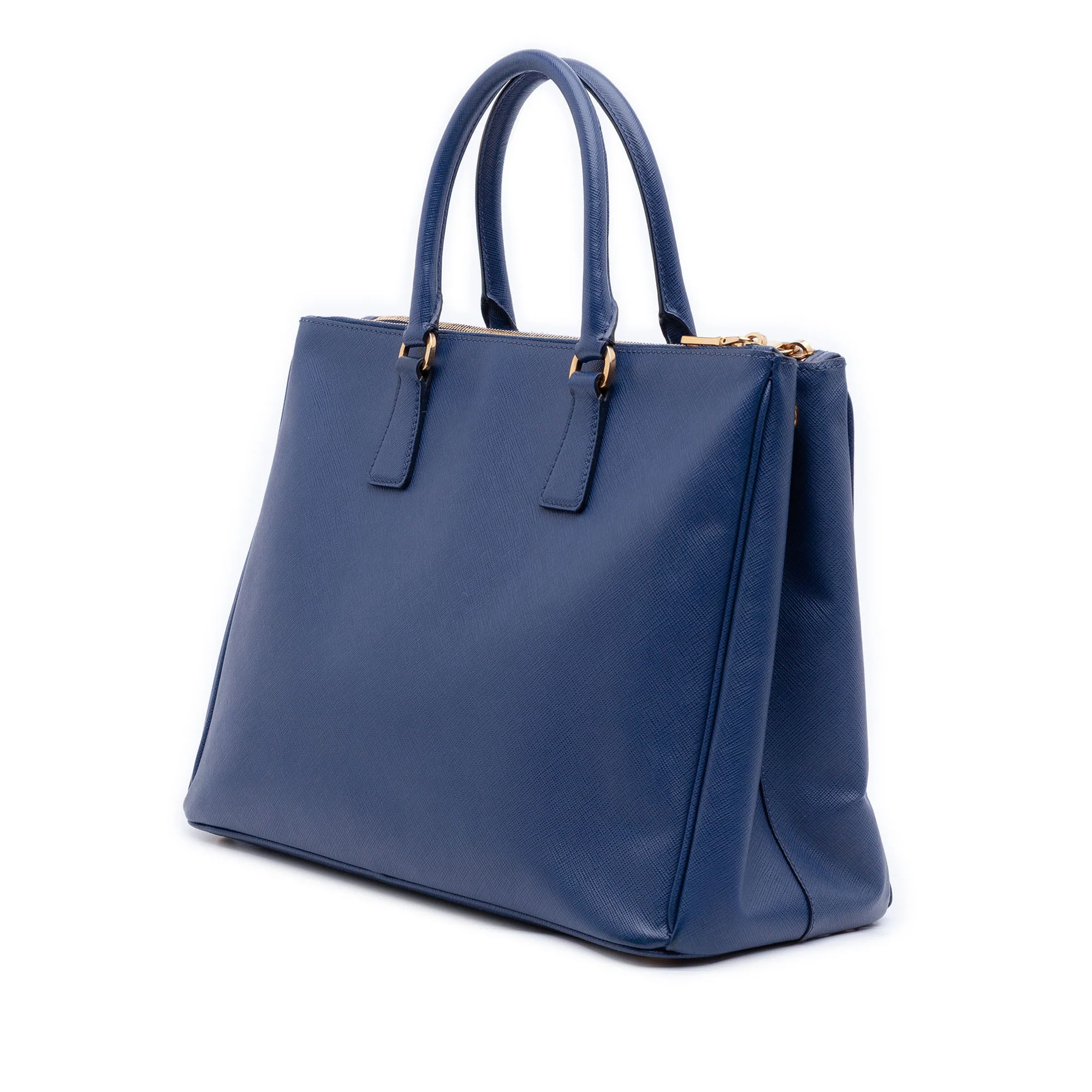 Double Zip Lux Tote Saffiano Leather Large - Image 2