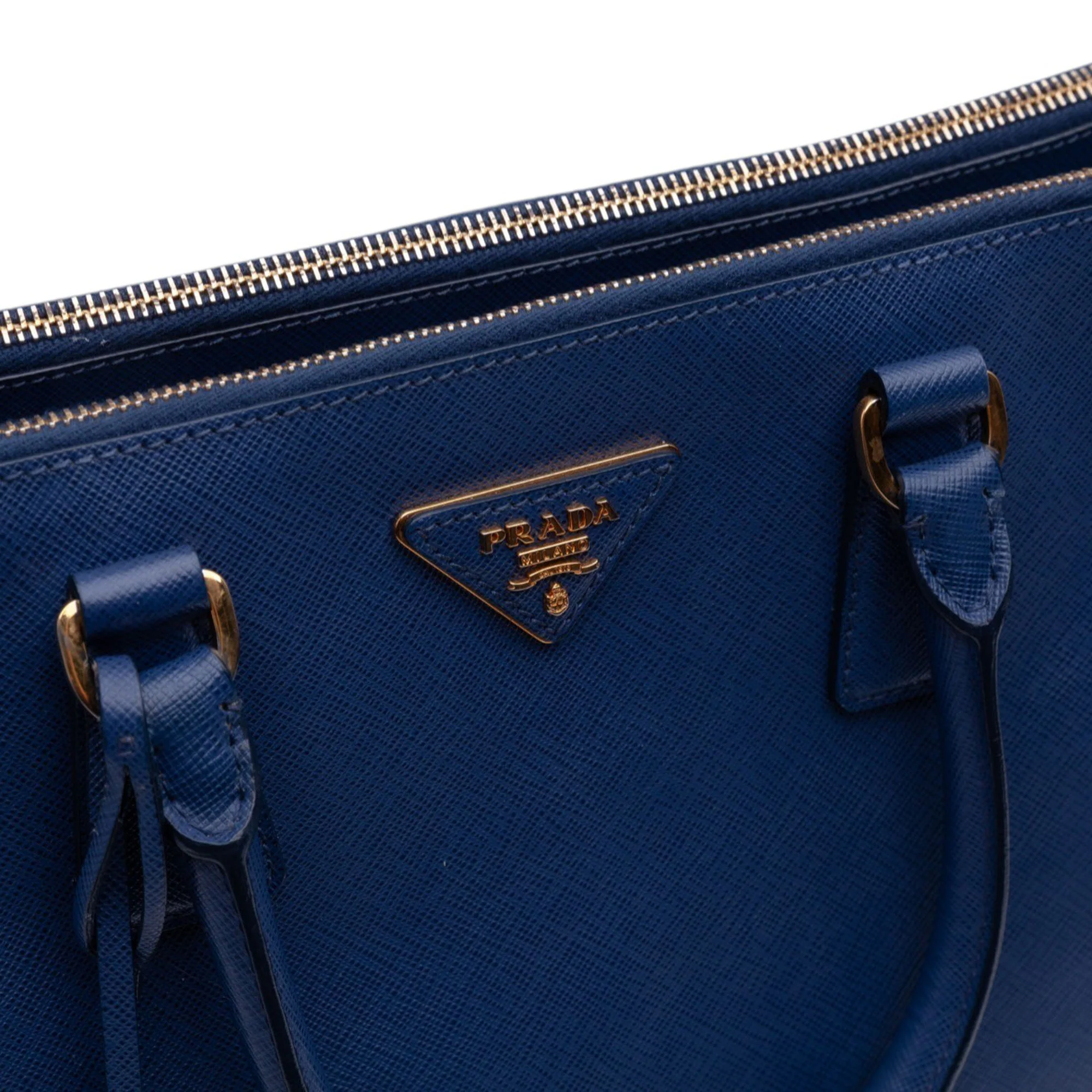 Double Zip Lux Tote Saffiano Leather Large - Image 7