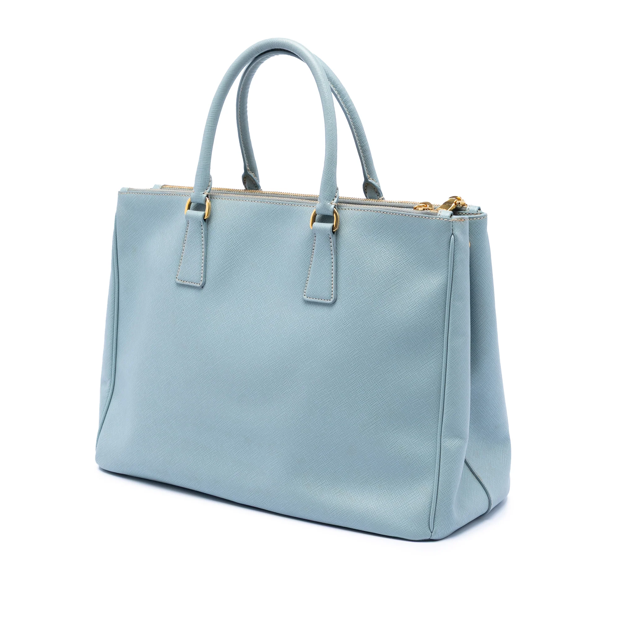 Double Zip Lux Tote Saffiano Leather Large - Image 2