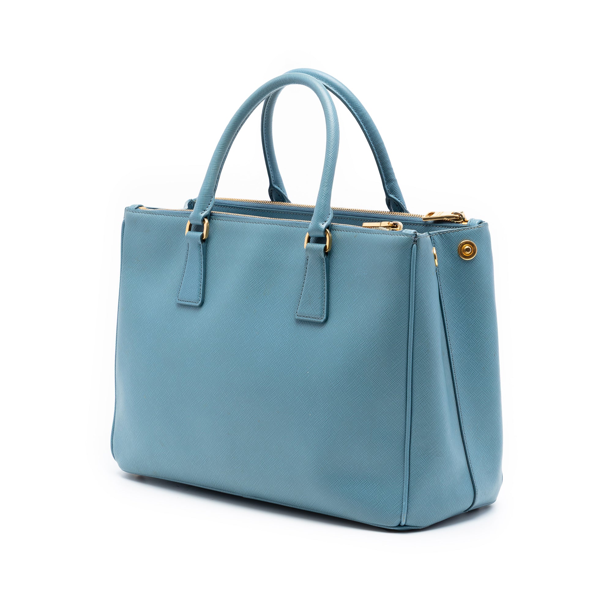 Double Zip Lux Tote Saffiano Leather Medium - Image 2
