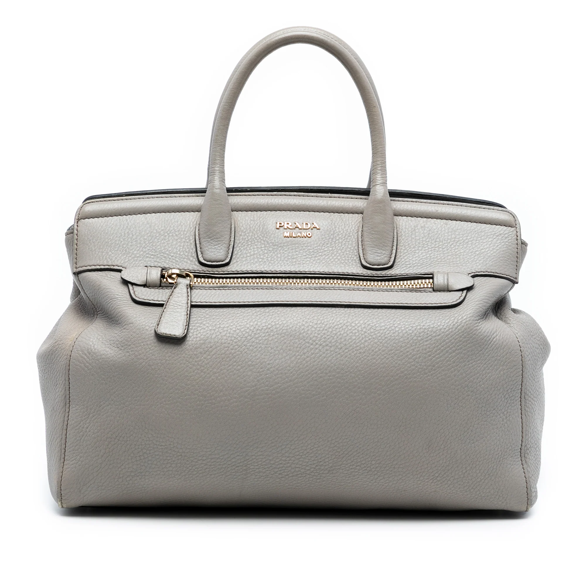 Front Pocket Convertible Tote Vitello Phenix Medium