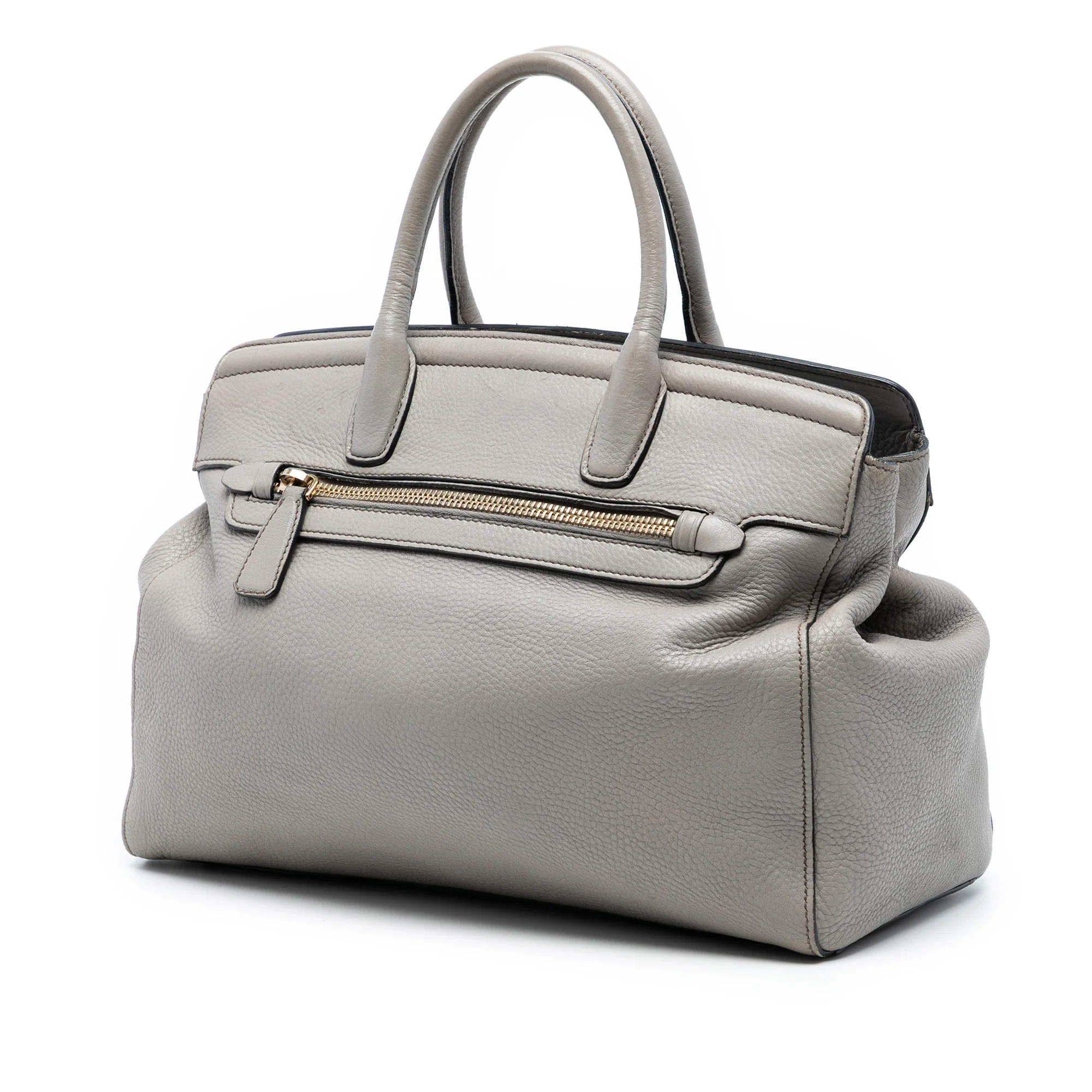 Front Pocket Convertible Tote Vitello Phenix Medium - Image 2