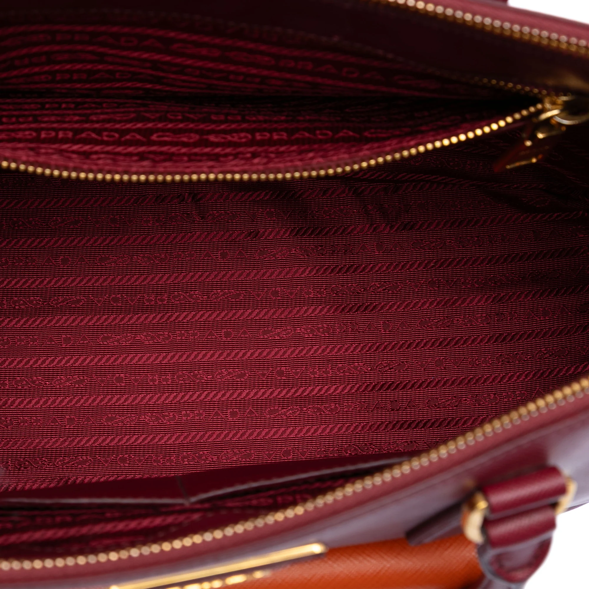 Front Pocket Double Zip Lux Tote Saffiano Leather Medium - Image 4