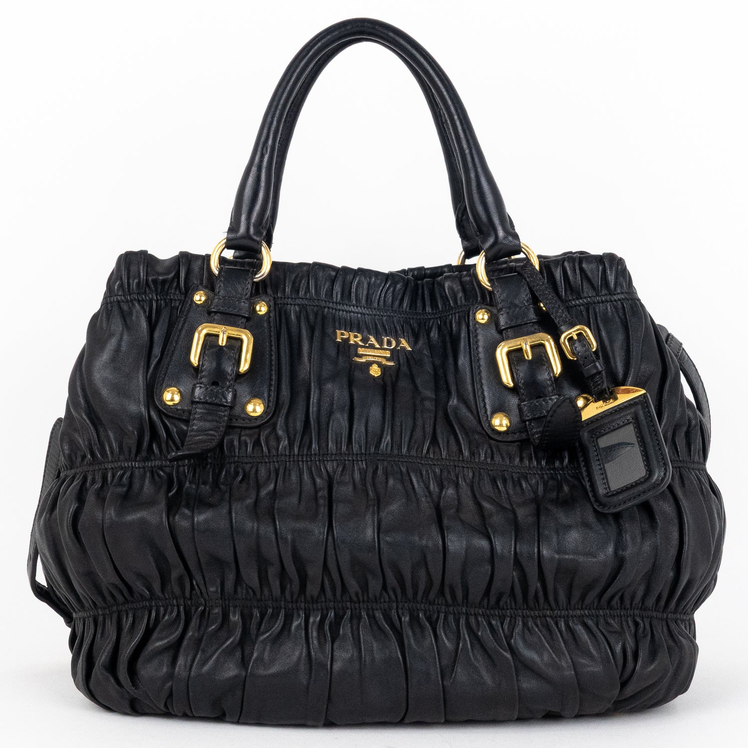 Gaufre Convertible Tote Nappa Leather Large