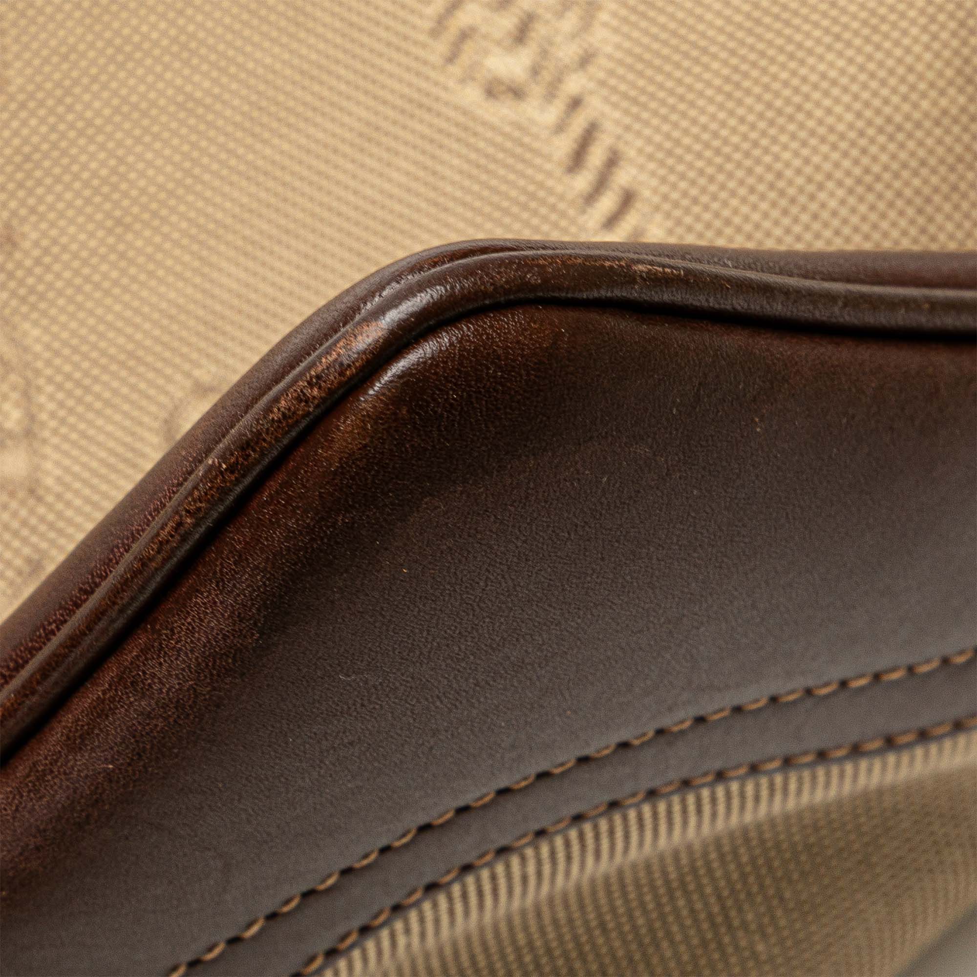 Logo Messenger Bag Canvas with Leather Medium - Image 8