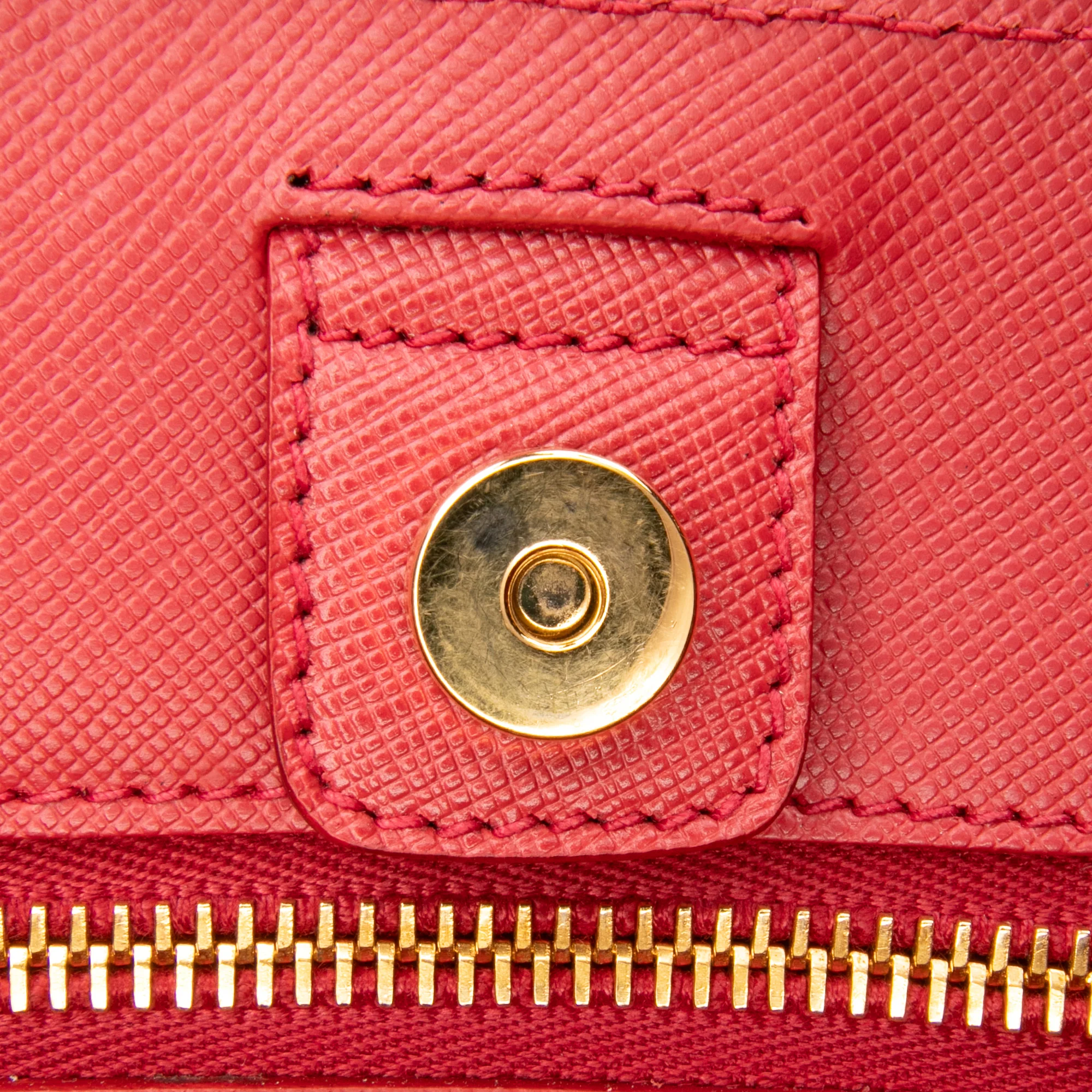 Lux Open Tote Saffiano Leather Large - Image 8