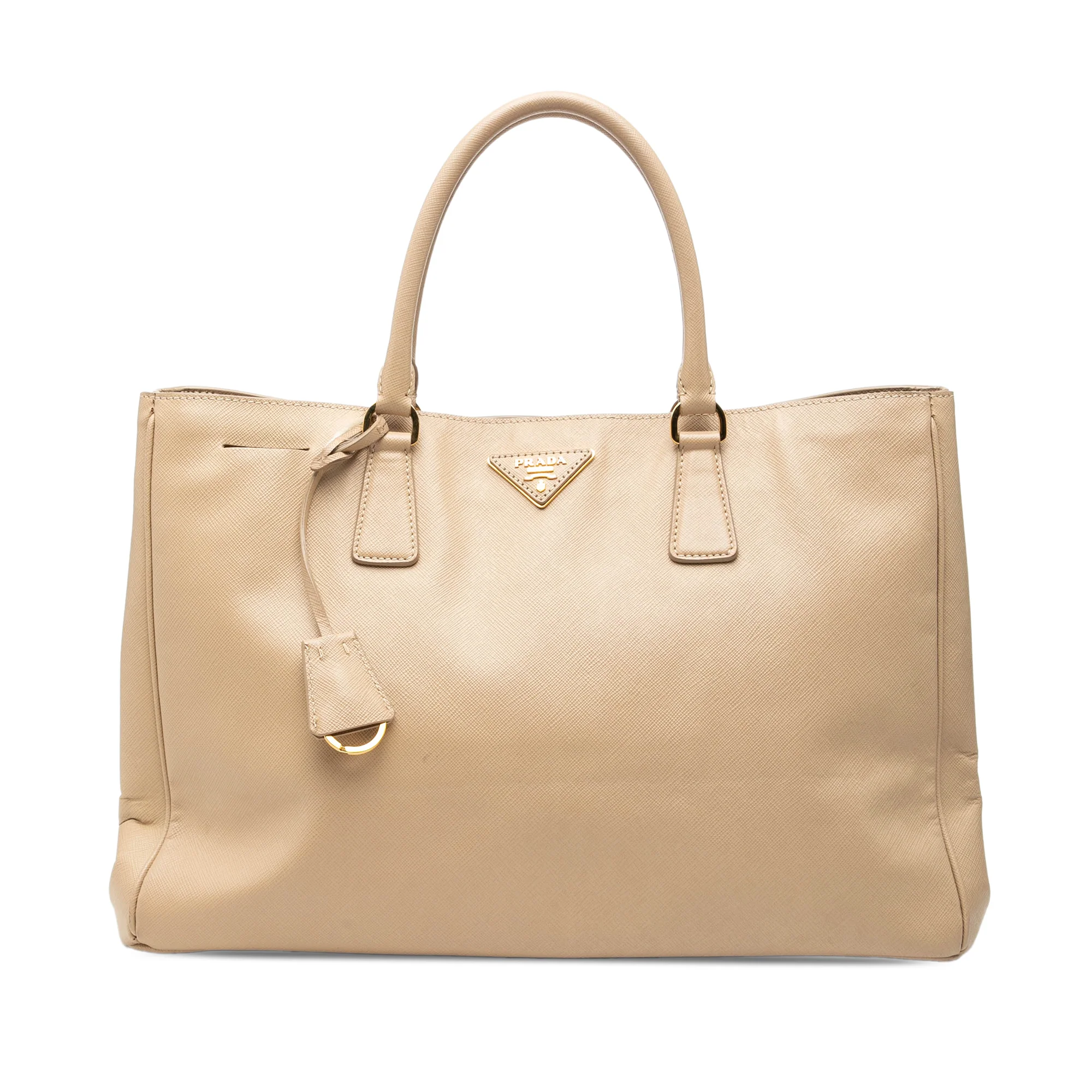 Lux Open Tote Saffiano Leather Large