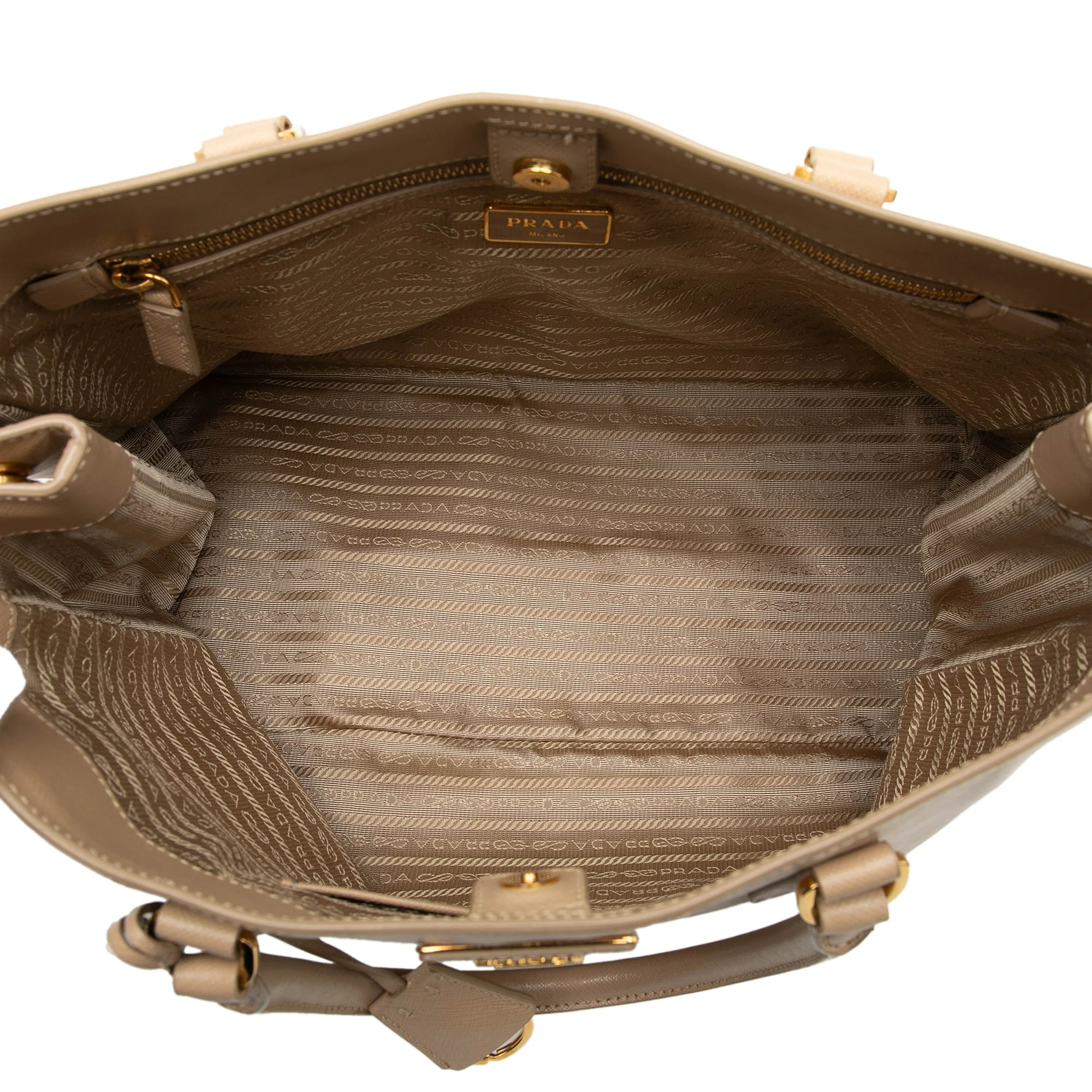Lux Open Tote Saffiano Leather Large - Image 4