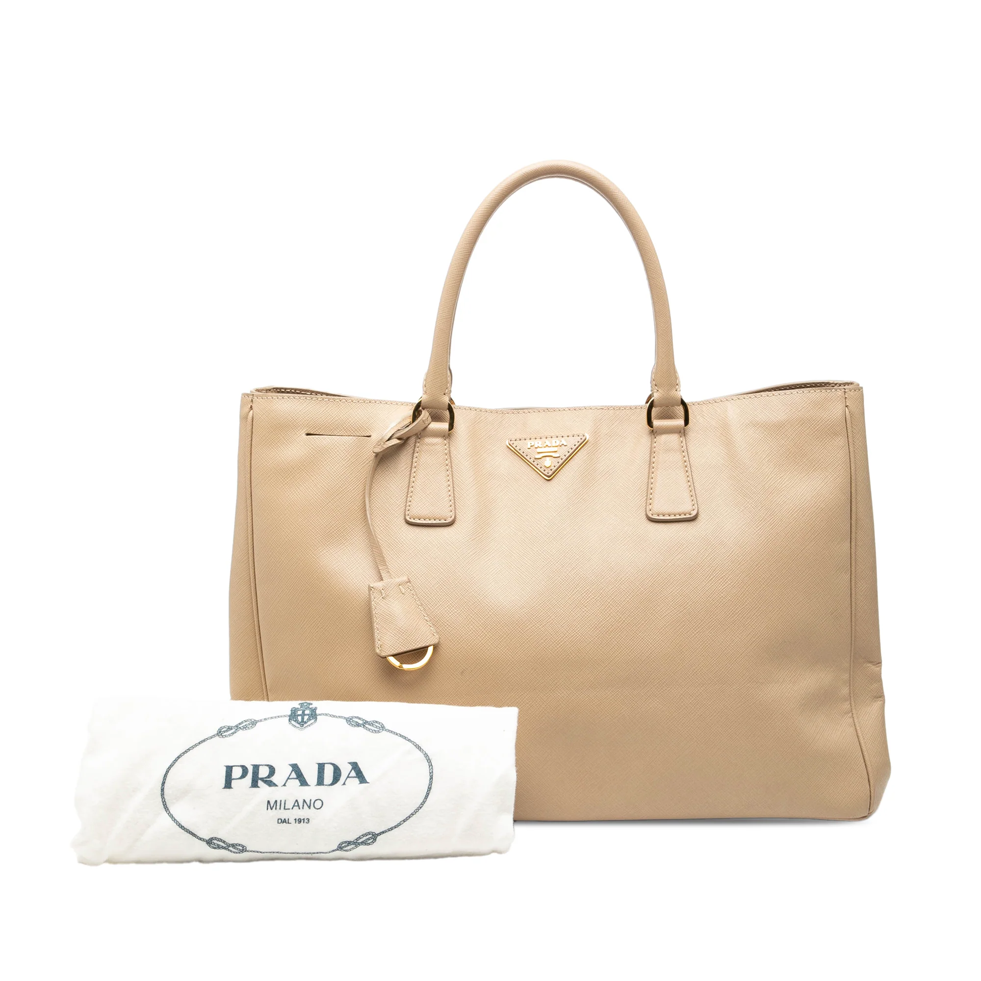 Lux Open Tote Saffiano Leather Large - Image 7