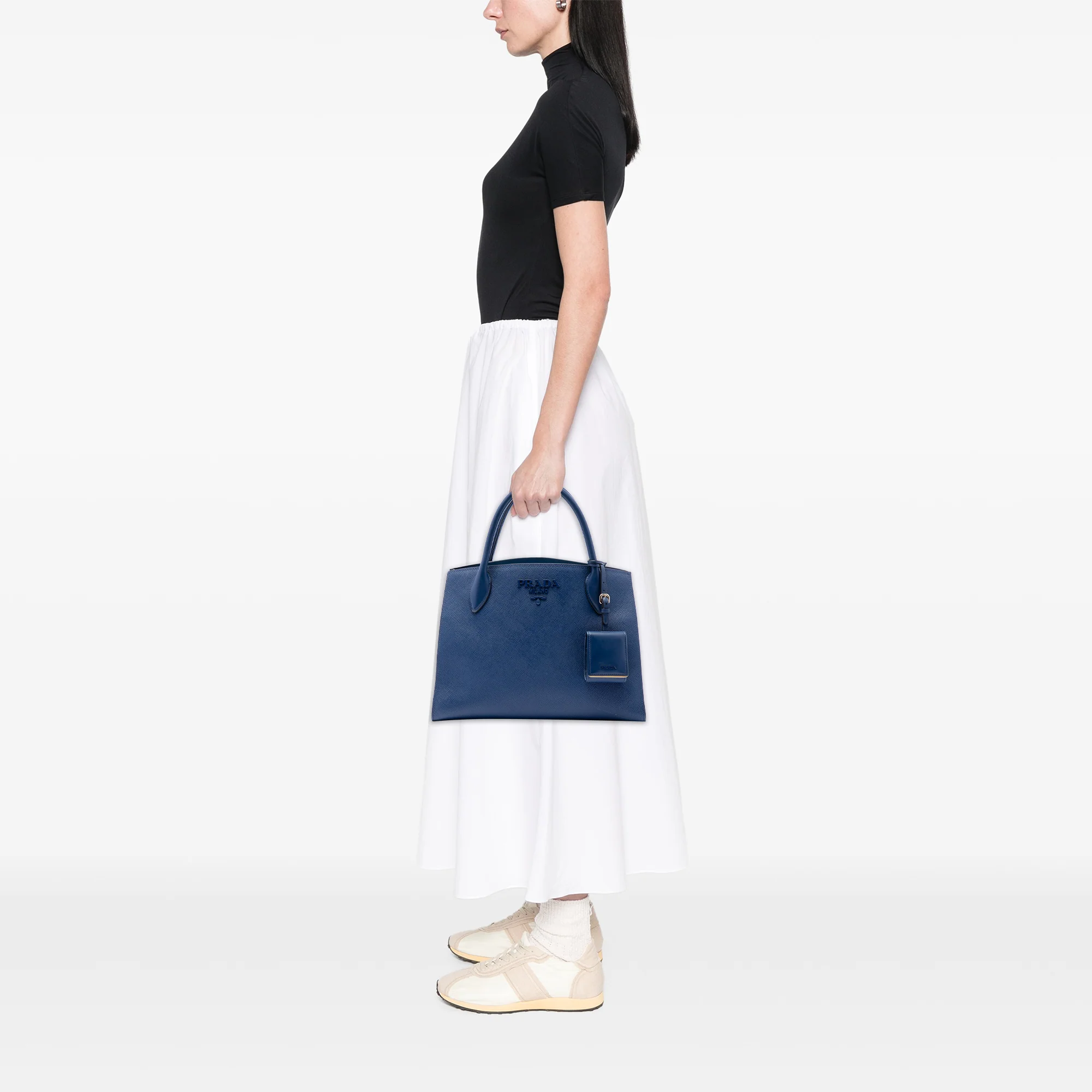 Monochrome Tote Saffiano with City Calf Medium - Image 6