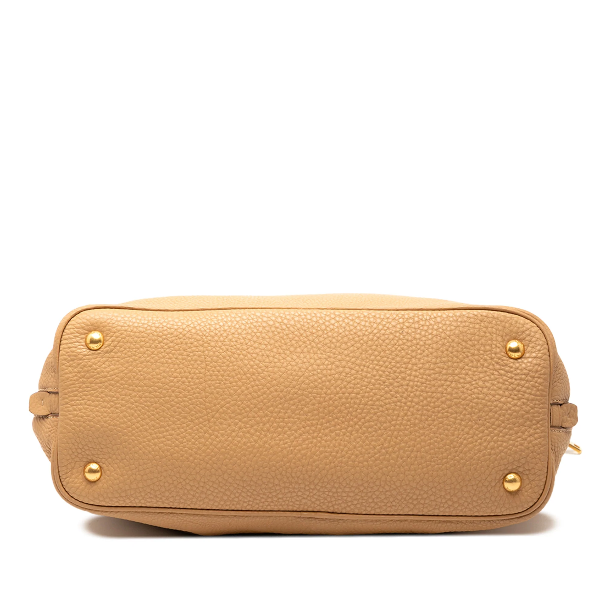 Side Zip Convertible Tote Vitello Daino Large - Image 3