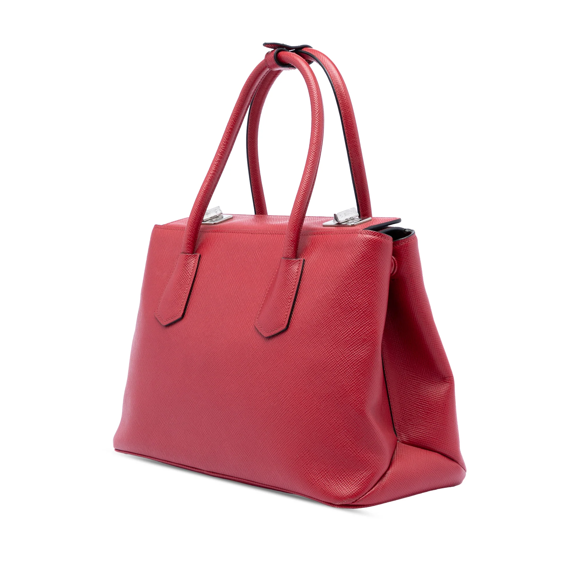 Turnlock Cuir Twin Tote Saffiano Leather Medium - Image 2