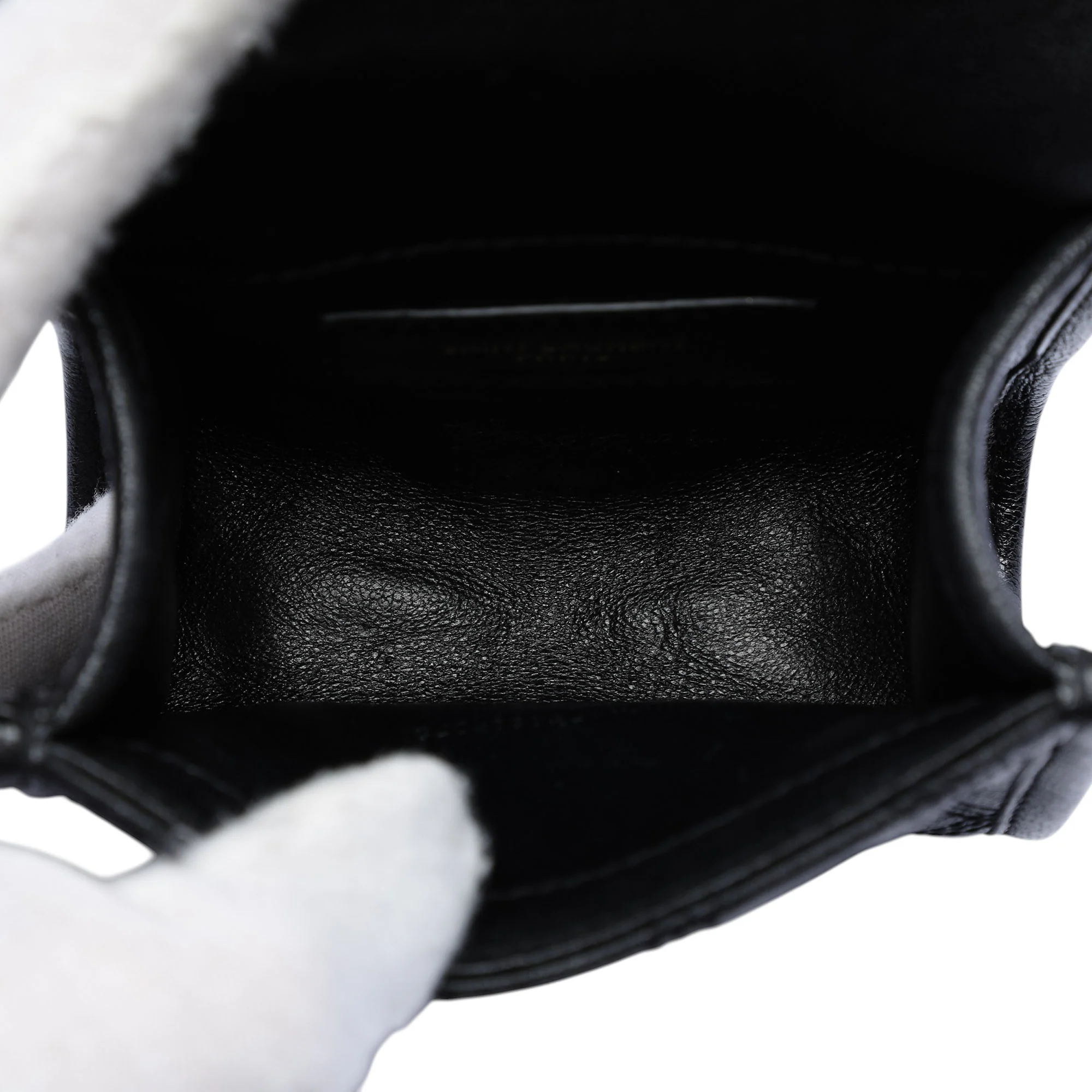 Becky Chain Wallet Quilted Leather - Image 4