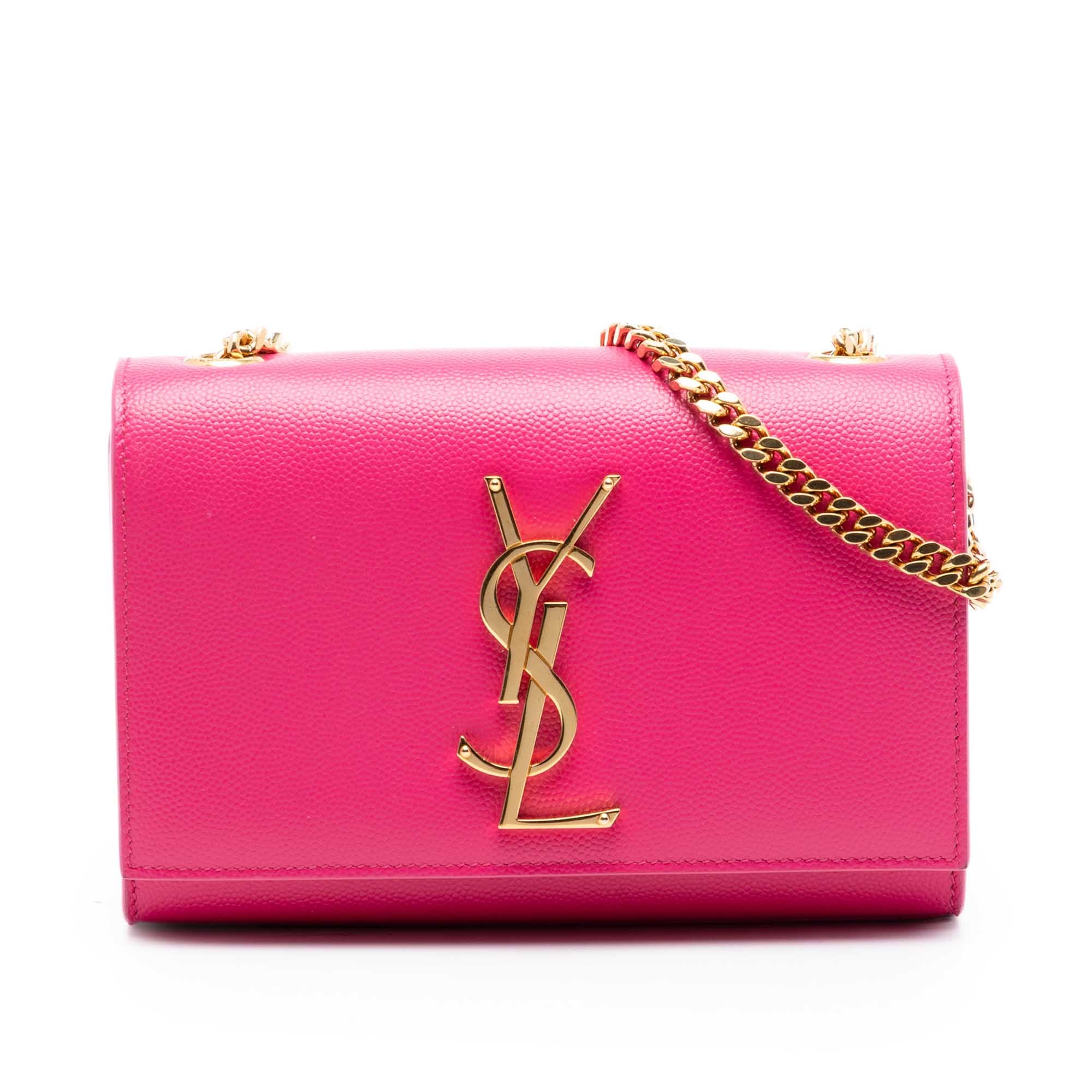 Classic Monogram Crossbody Bag Grainy Leather Small