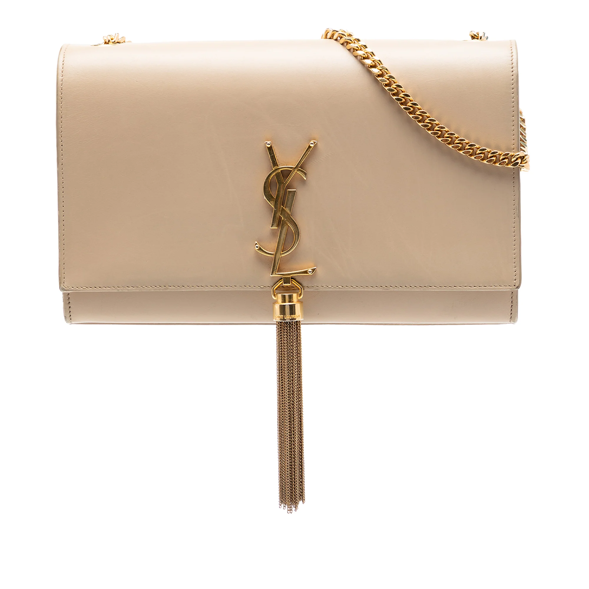 Classic Monogram Tassel Crossbody Bag Leather Medium