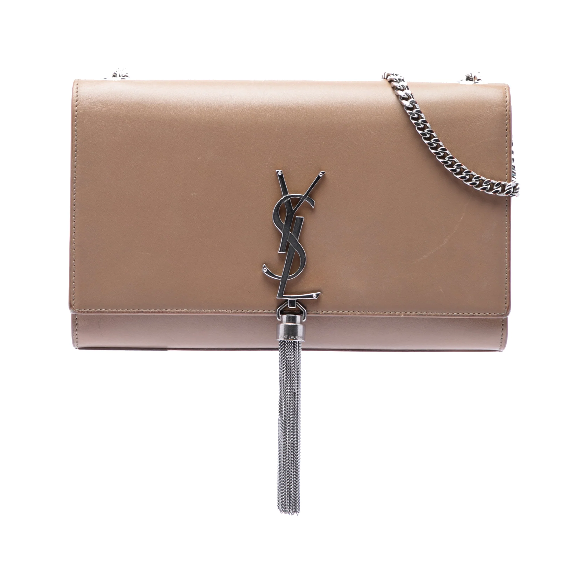 Classic Monogram Tassel Crossbody Bag Leather Medium
