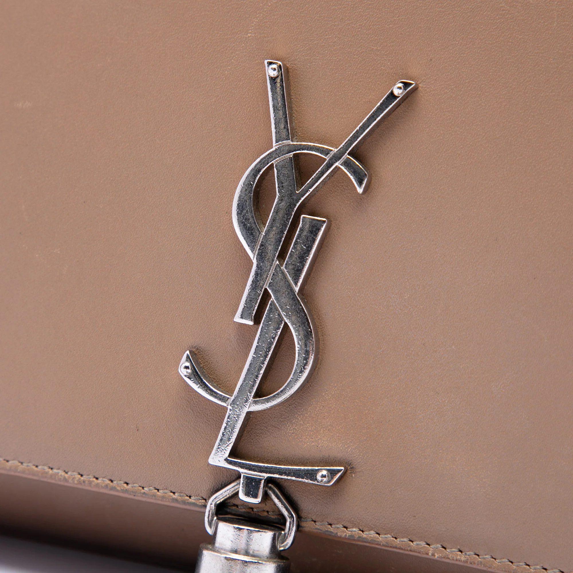 Classic Monogram Tassel Crossbody Bag Leather Medium - Image 5