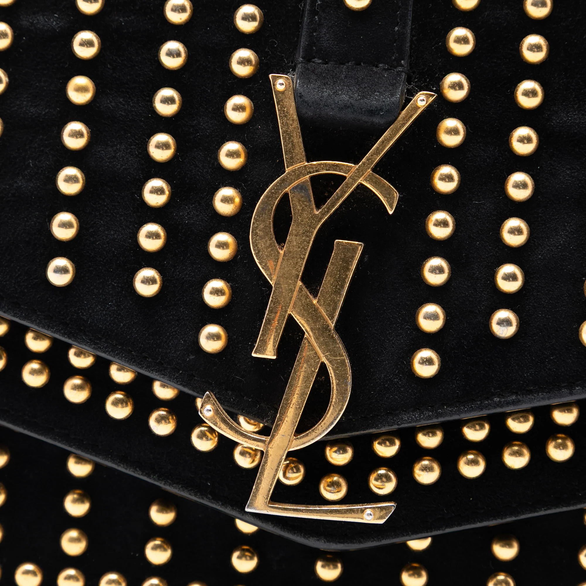 Sulpice Flap Bag Studded Suede Small - Image 6