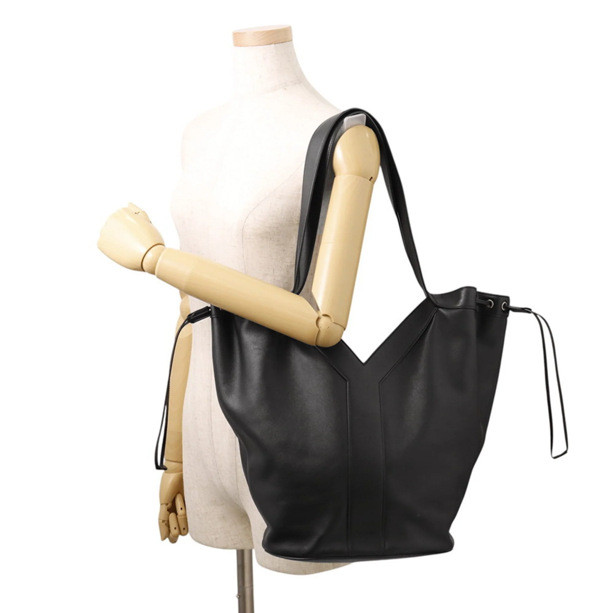 Y Tote Leather Medium - Image 4