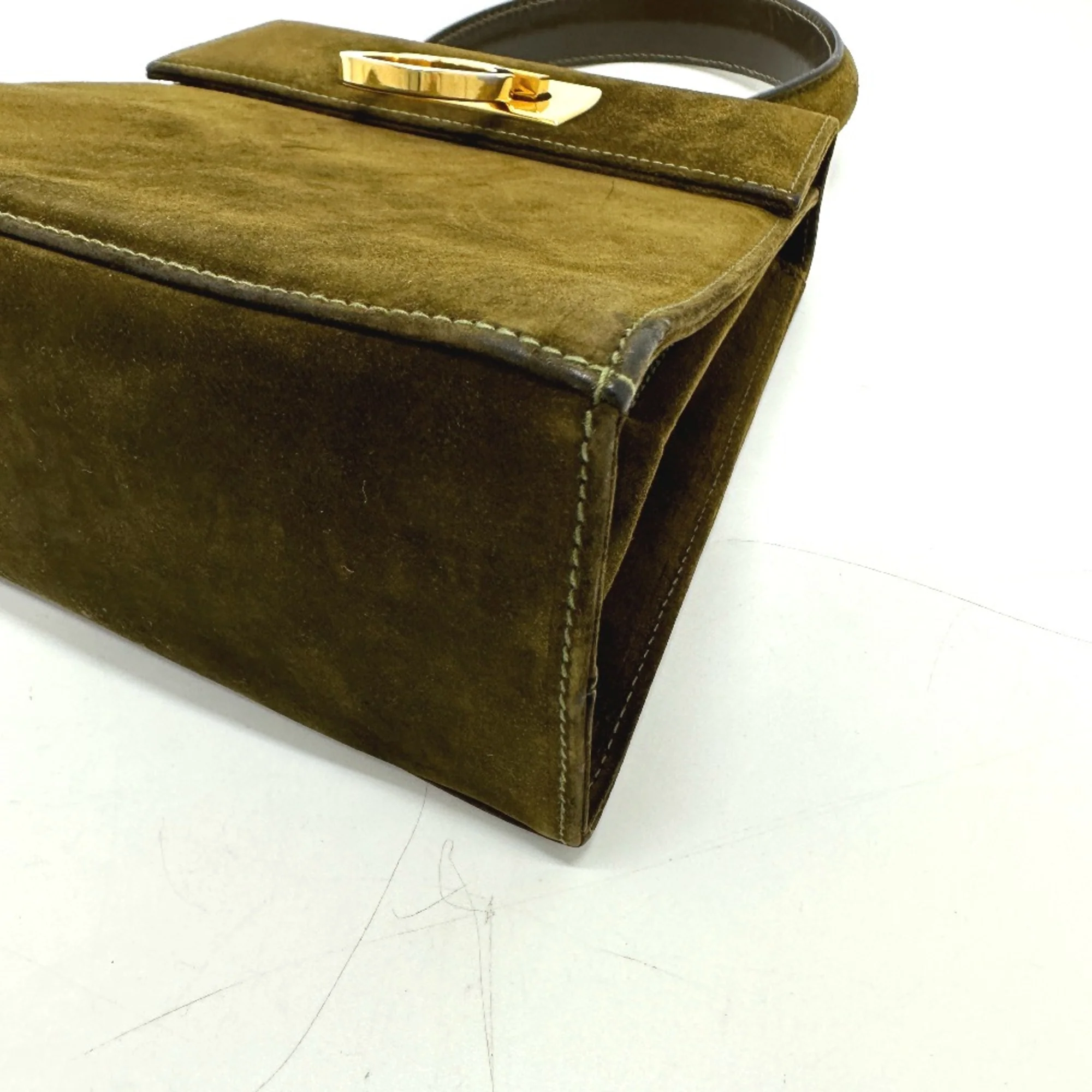 Gancini Convertible Top Handle Bag Leather Mini - Image 6
