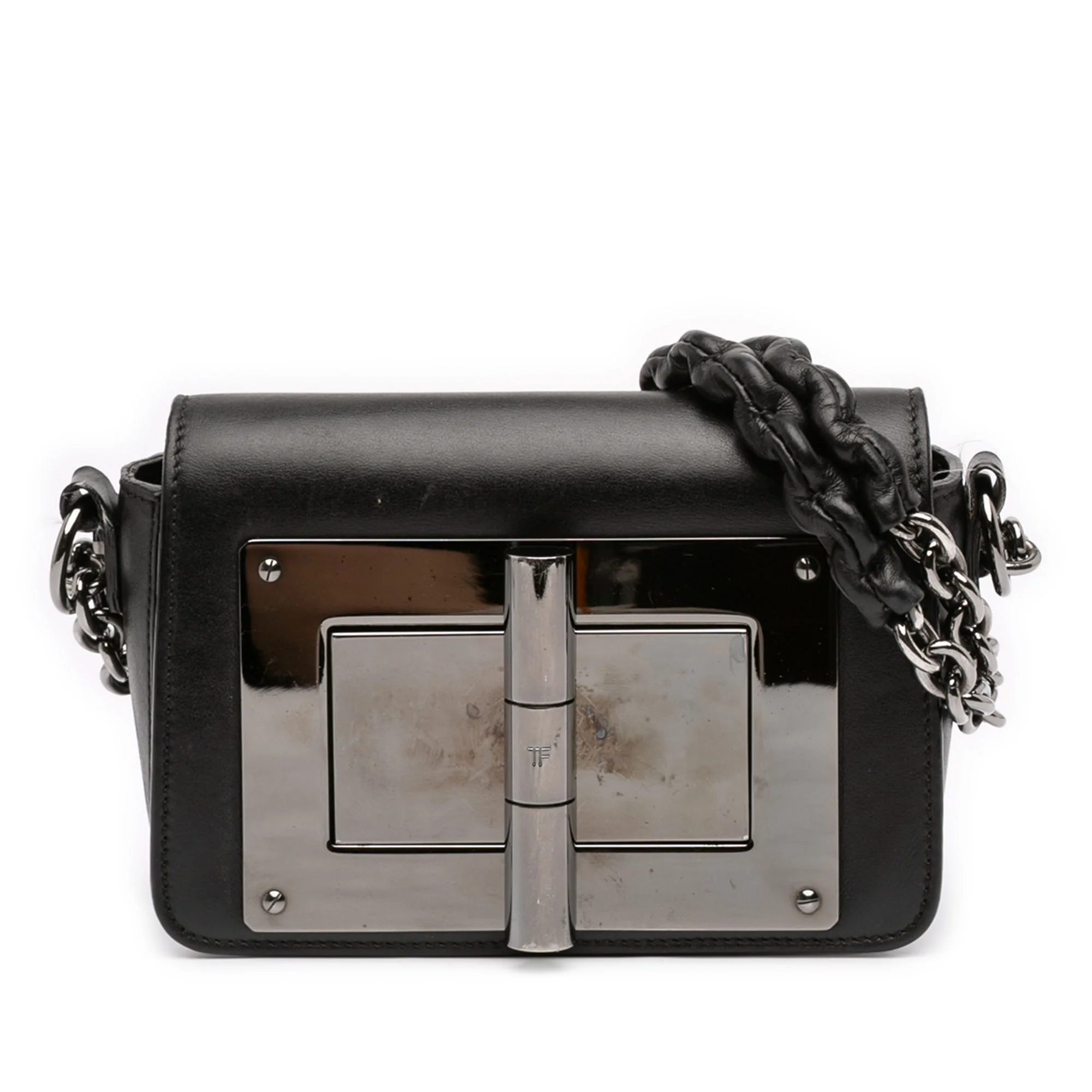 Natalia Chain Shoulder Bag Leather Medium