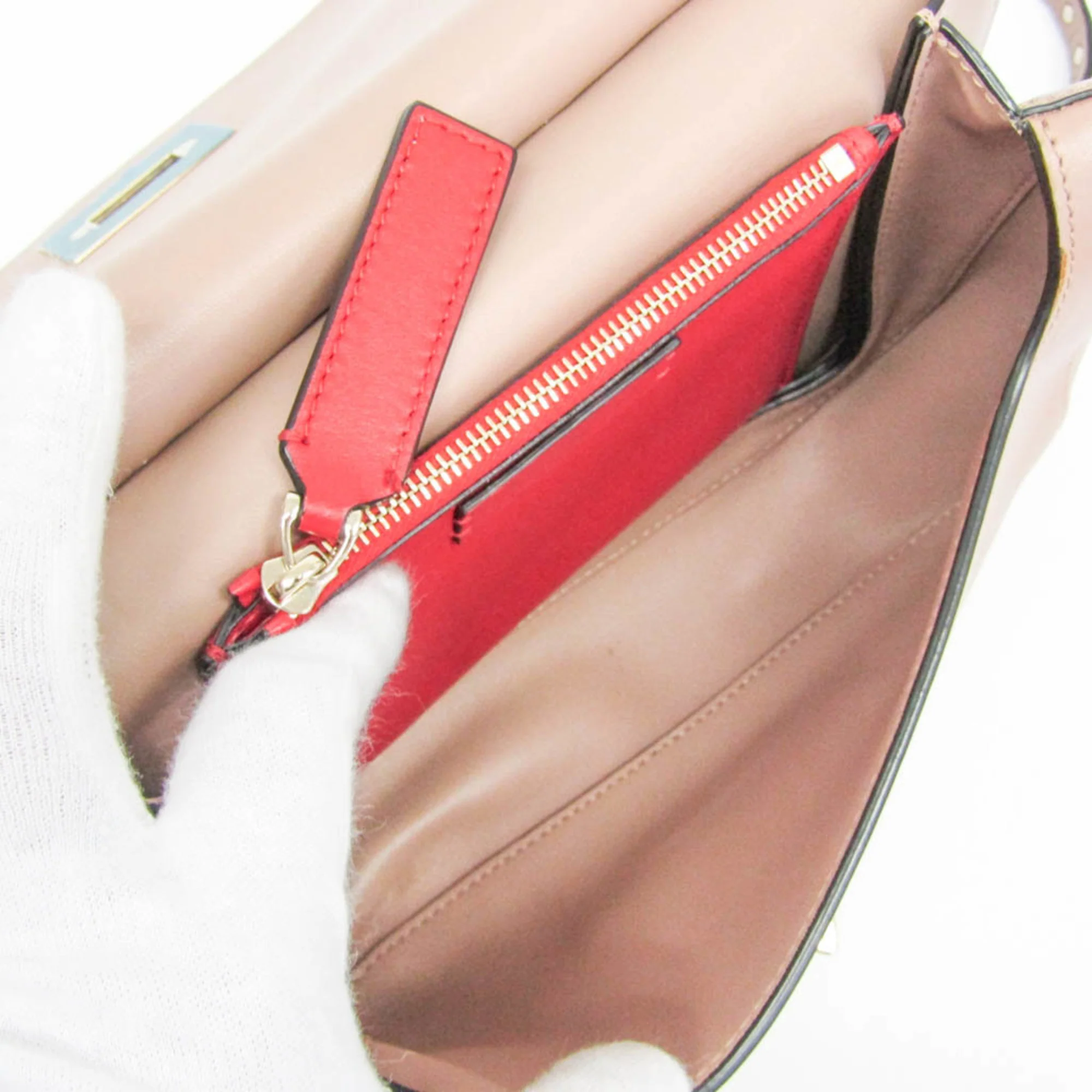 Rockstud Flip Lock Saddle Bag Leather Small - Image 3