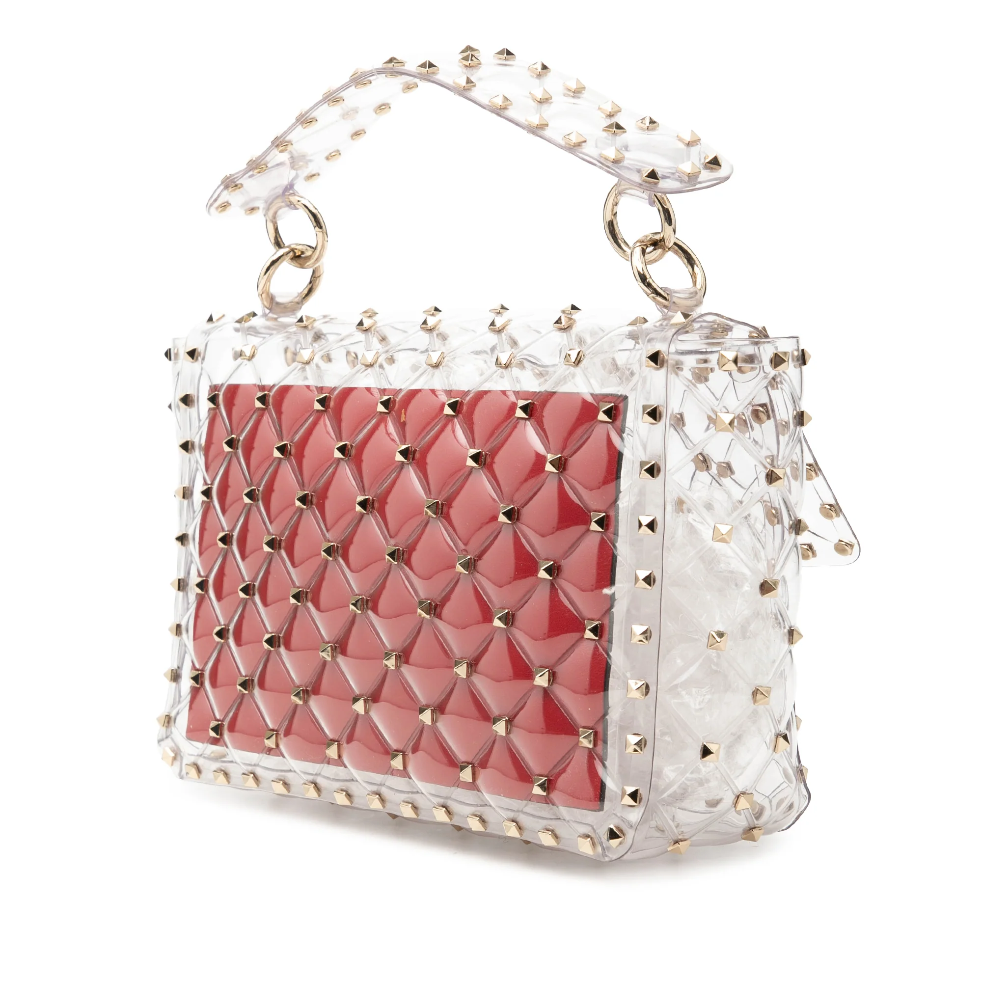 Rockstud Spike Flap Bag Quilted Leather Medium - Image 2