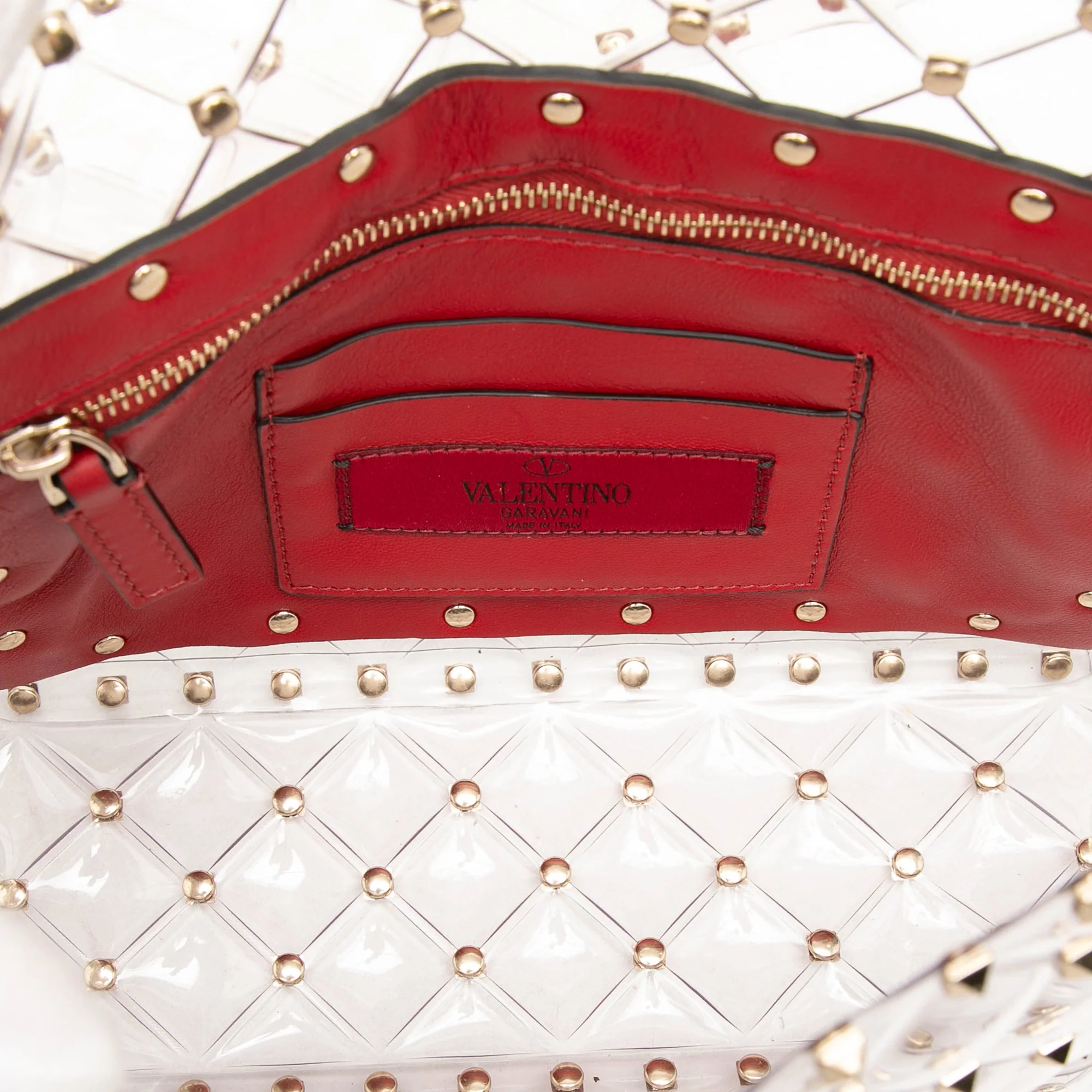 Rockstud Spike Flap Bag Quilted Leather Medium - Image 4