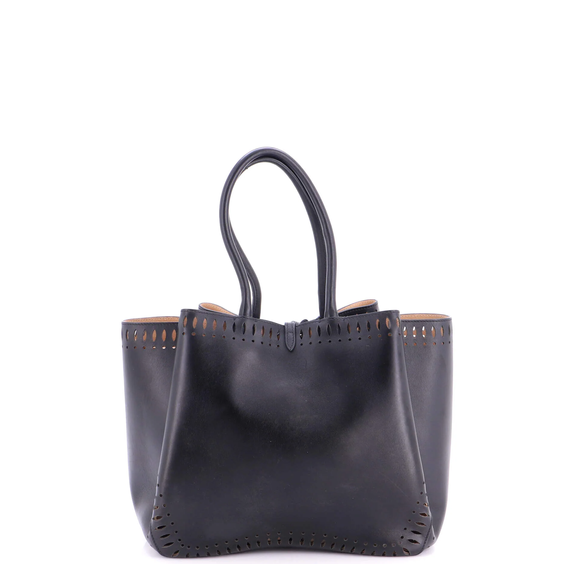 Angele Tote Laser Cut Leather 25 - Image 4