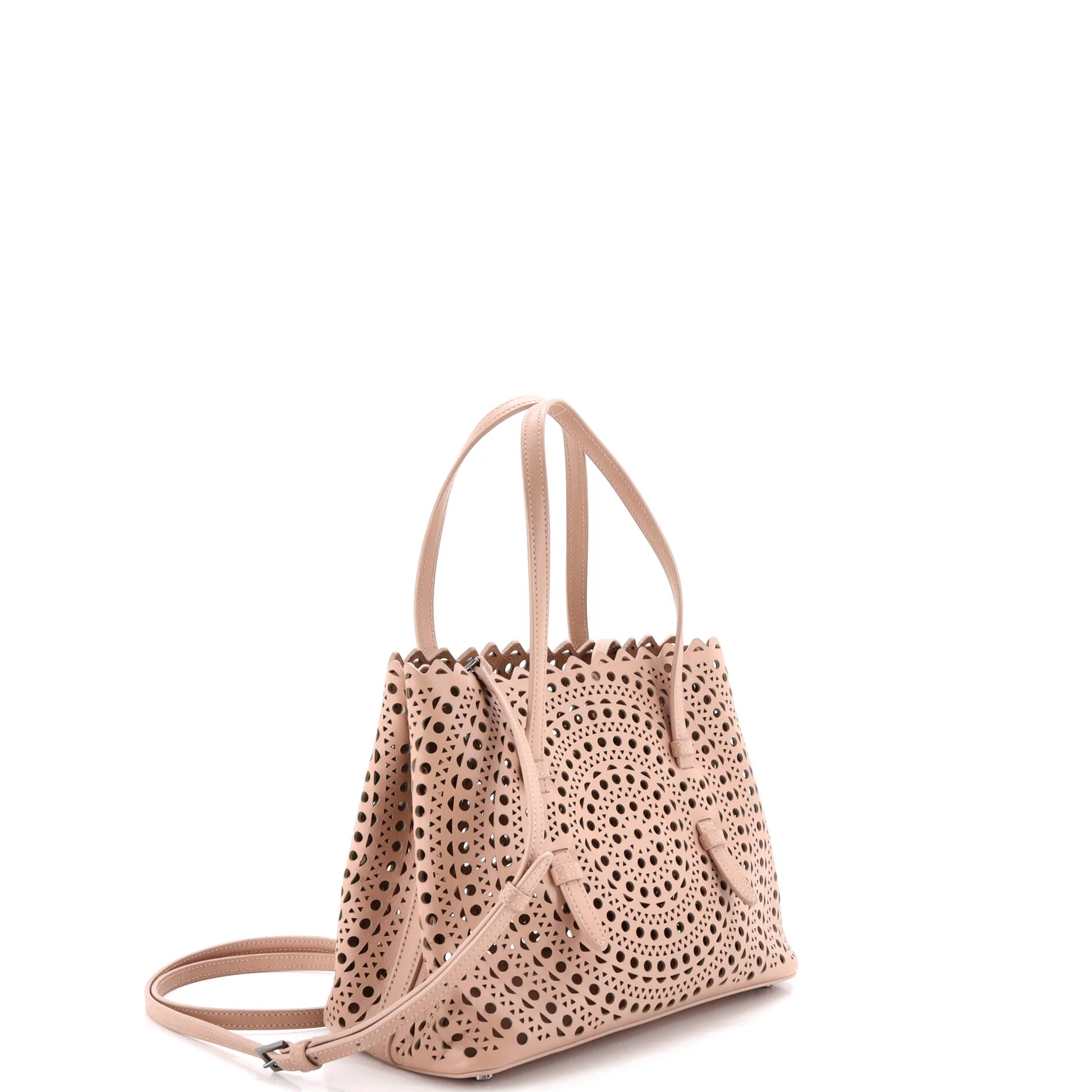 Mina Tote Laser Cut Leather 25 - Image 3