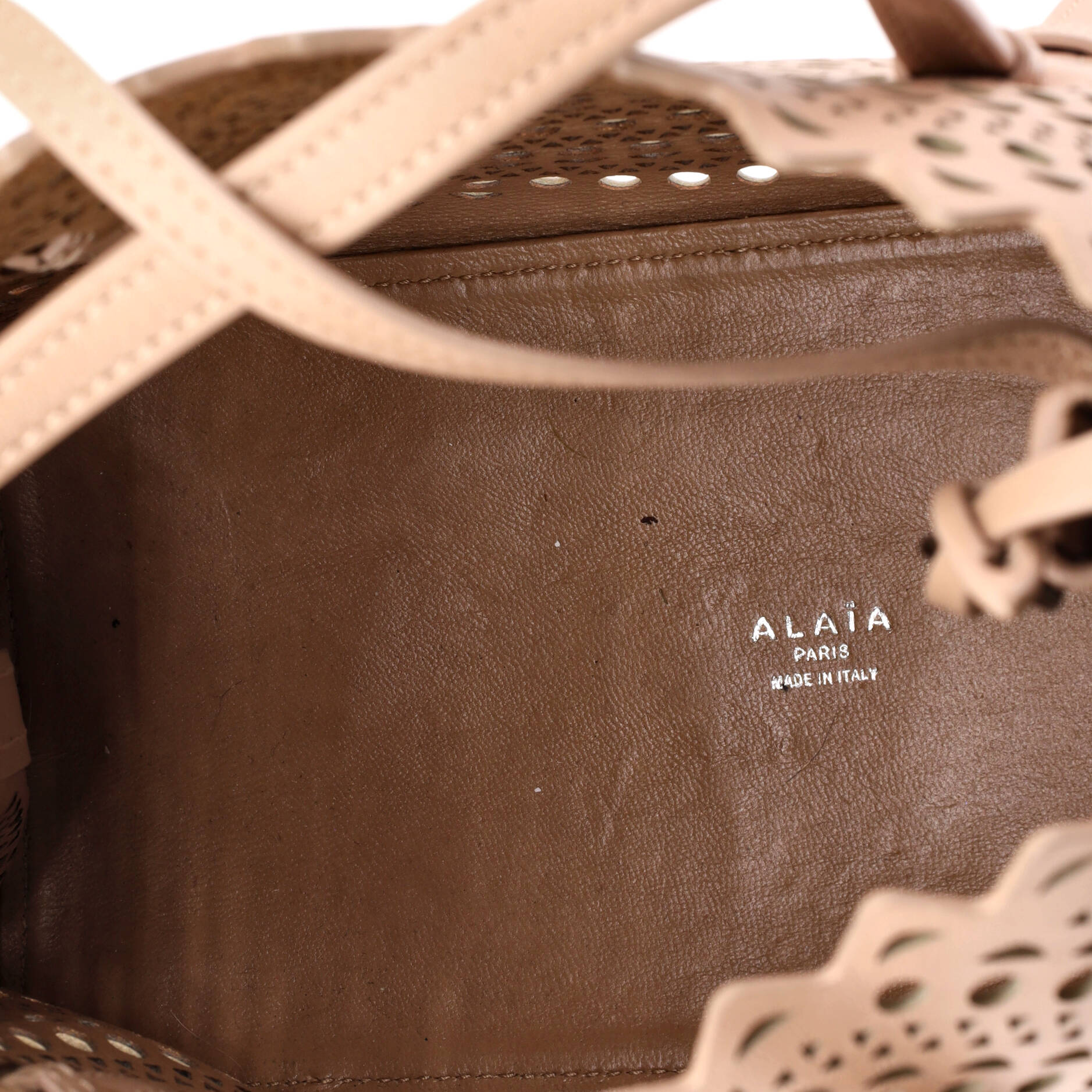 Mina Tote Laser Cut Leather 25 - Image 6