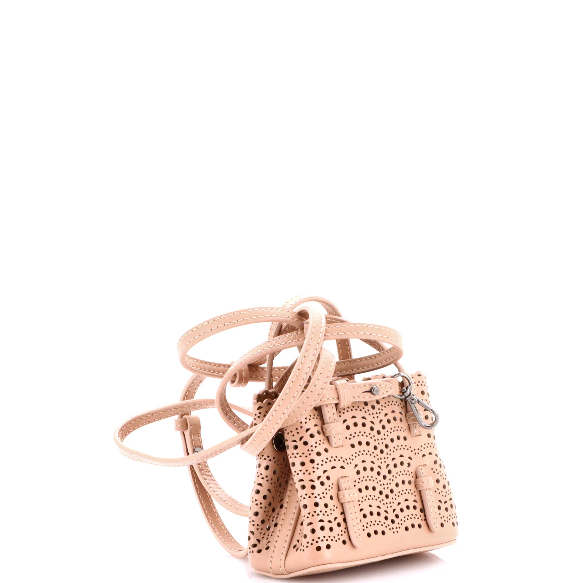 Mina Tote Laser Cut Leather Mini - Image 2