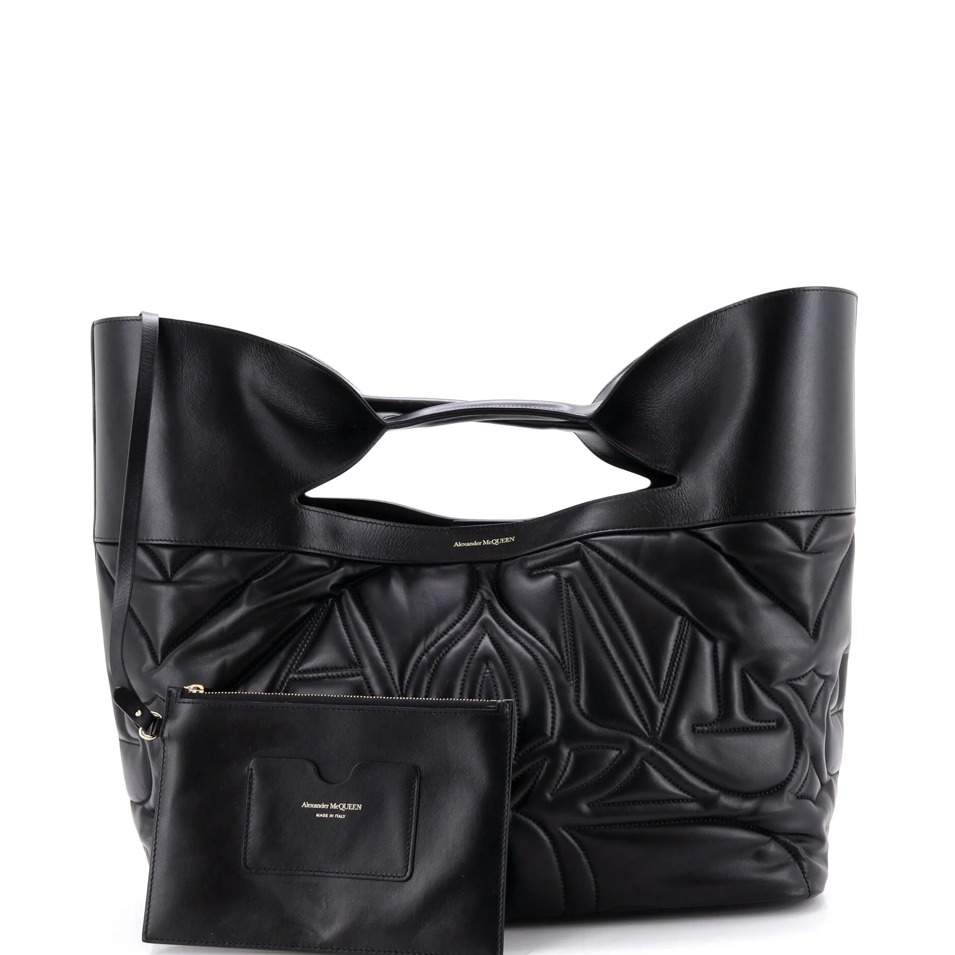 The Bow Bag Quilted Leather Large - Image 2