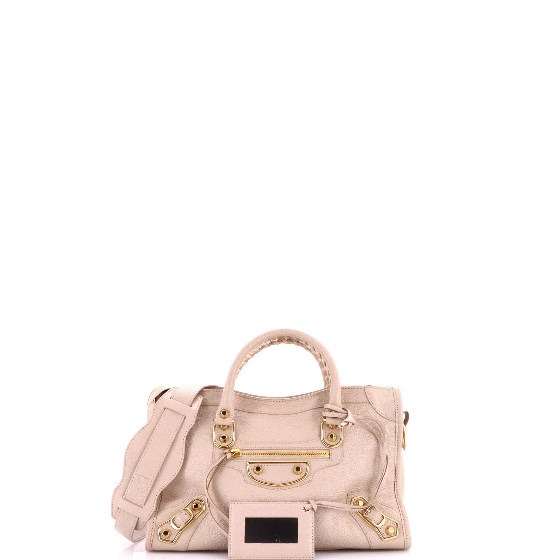 City Classic Metallic Edge Bag Leather Small - Image 2