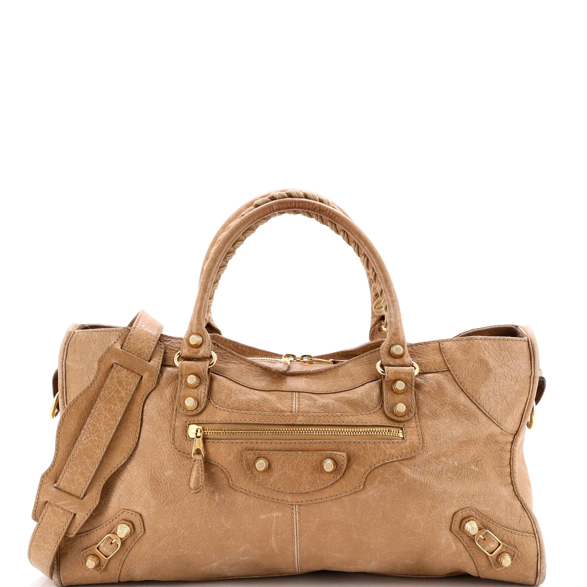 City Classic Studs Bag Leather Medium