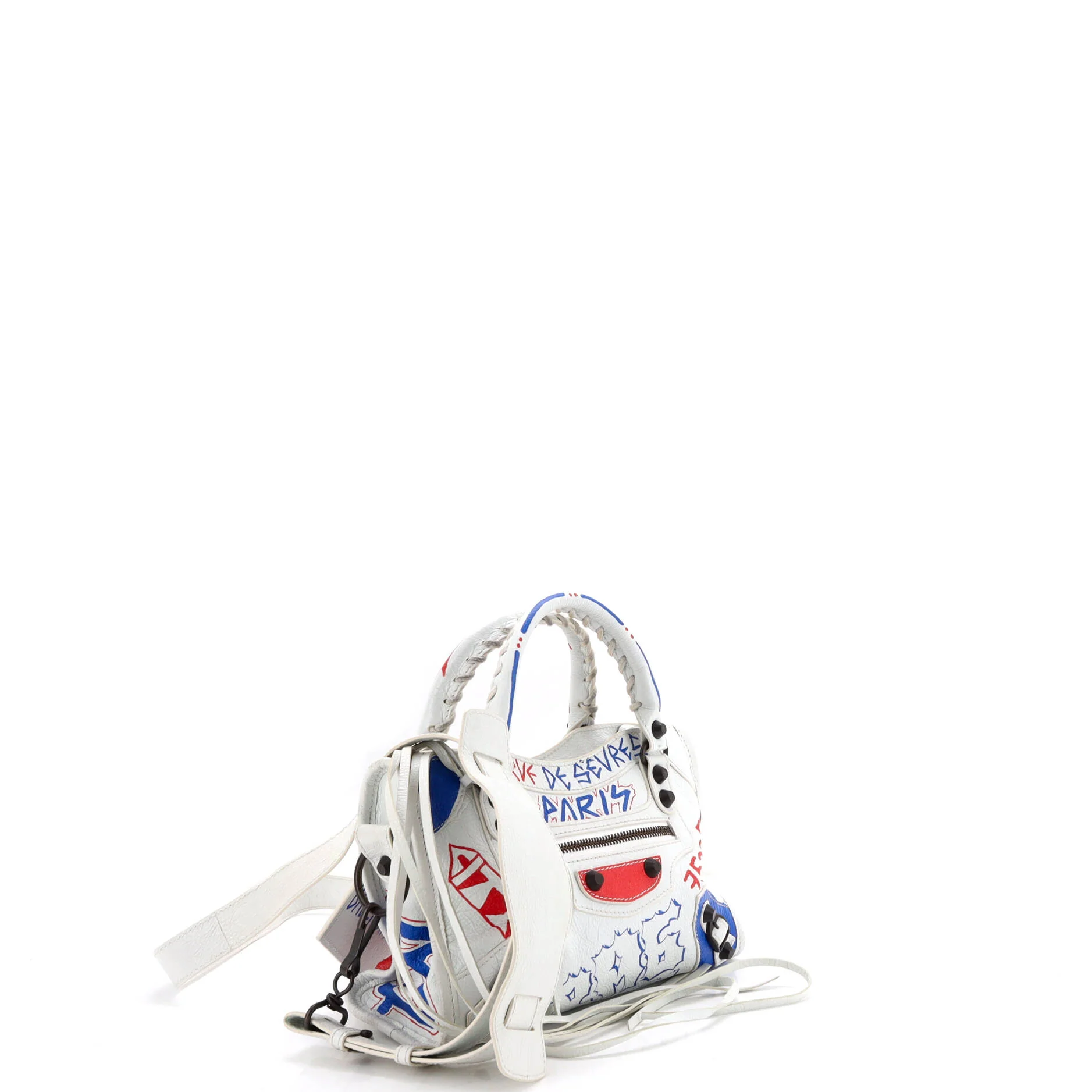City Graffiti Classic Studs Bag Leather Mini - Image 3