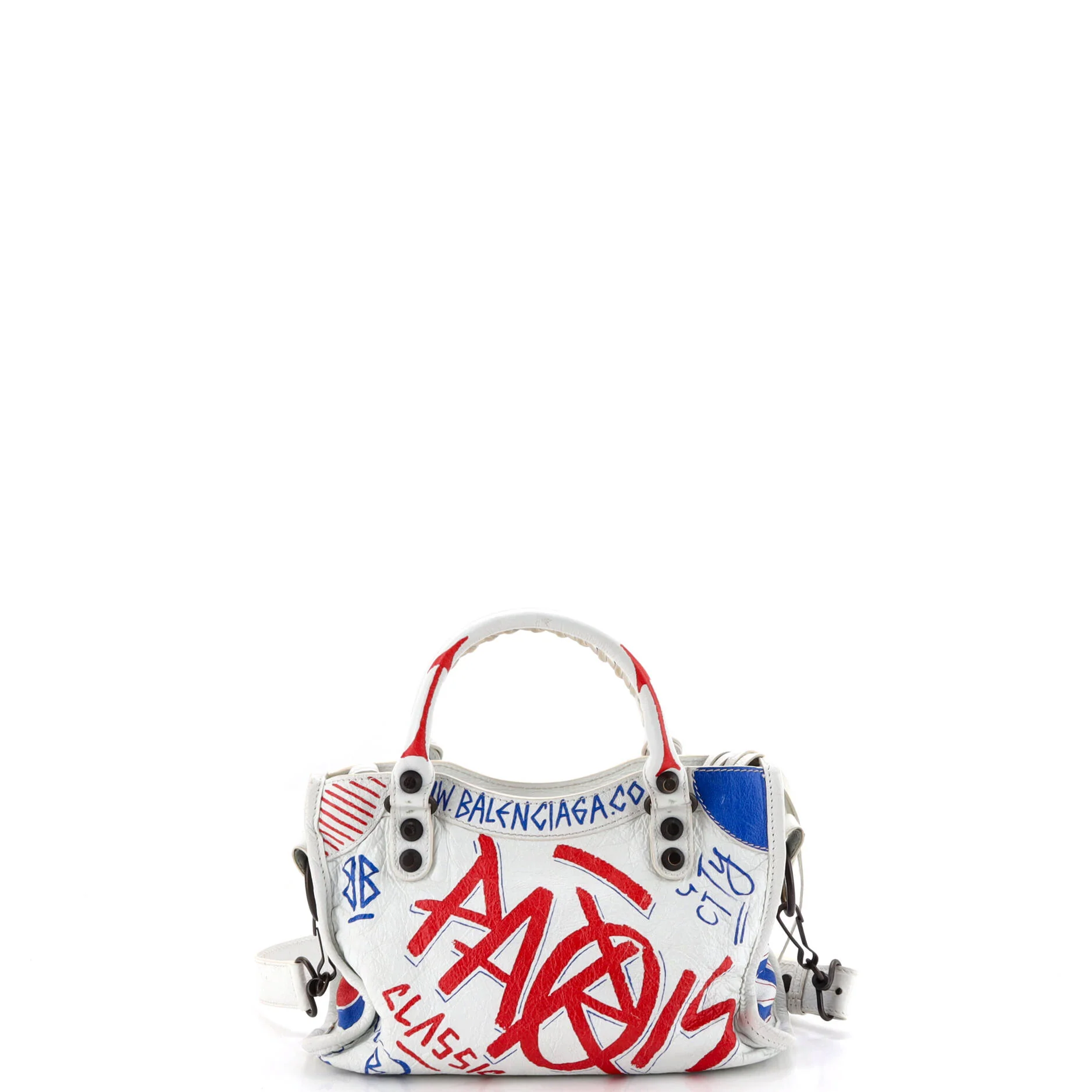 City Graffiti Classic Studs Bag Leather Mini - Image 4