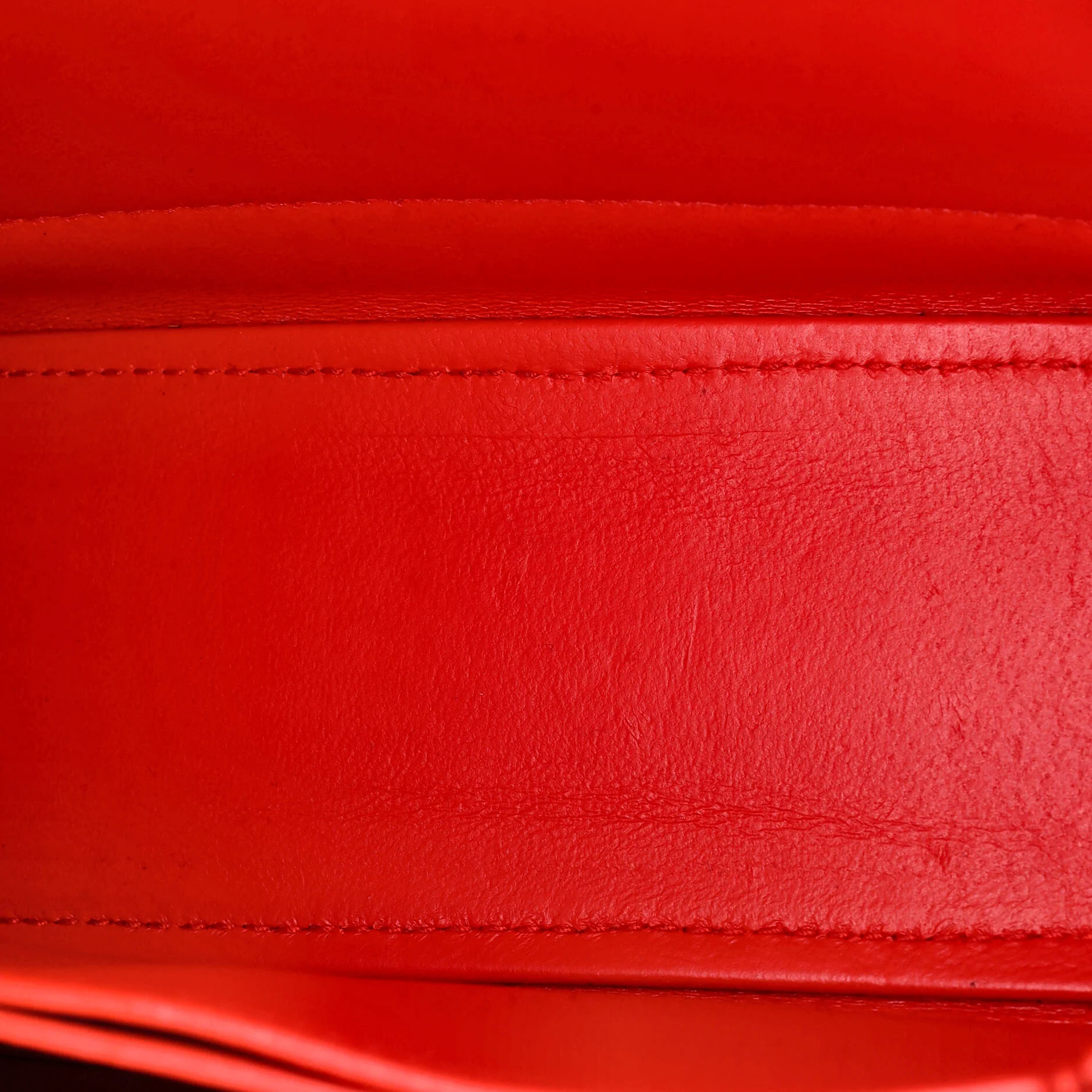 Crush Chain Flap Bag Leather Small - Image 5
