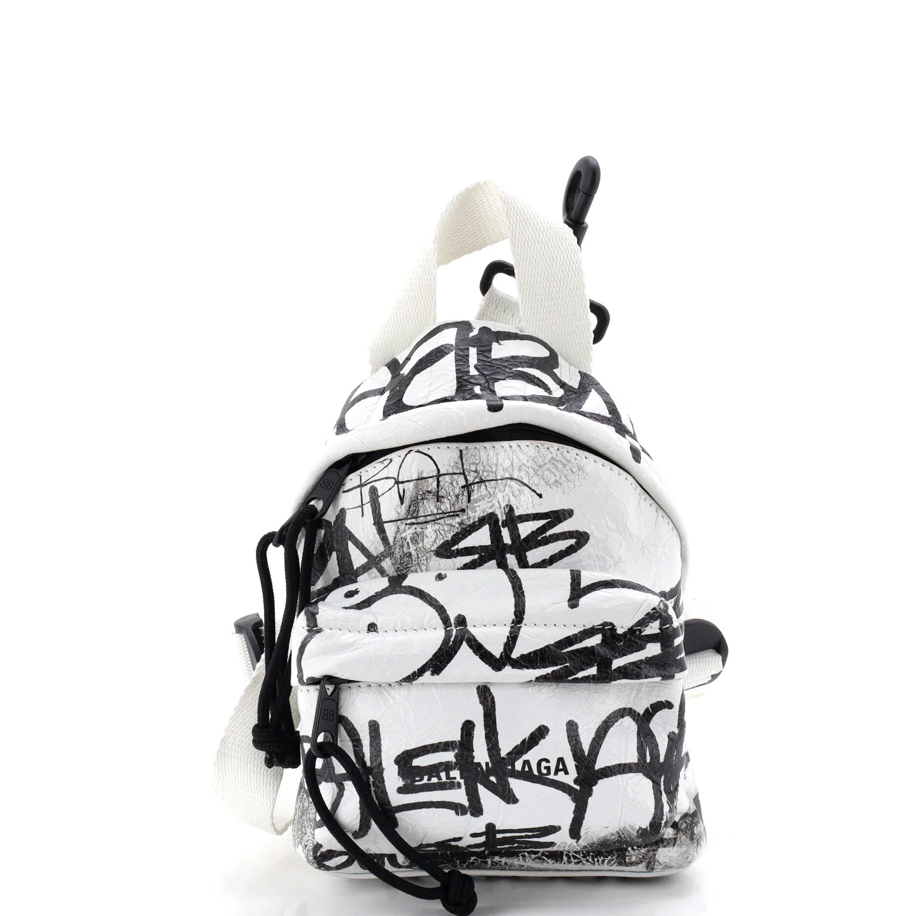 Explorer Graffiti Backpack Leather Mini