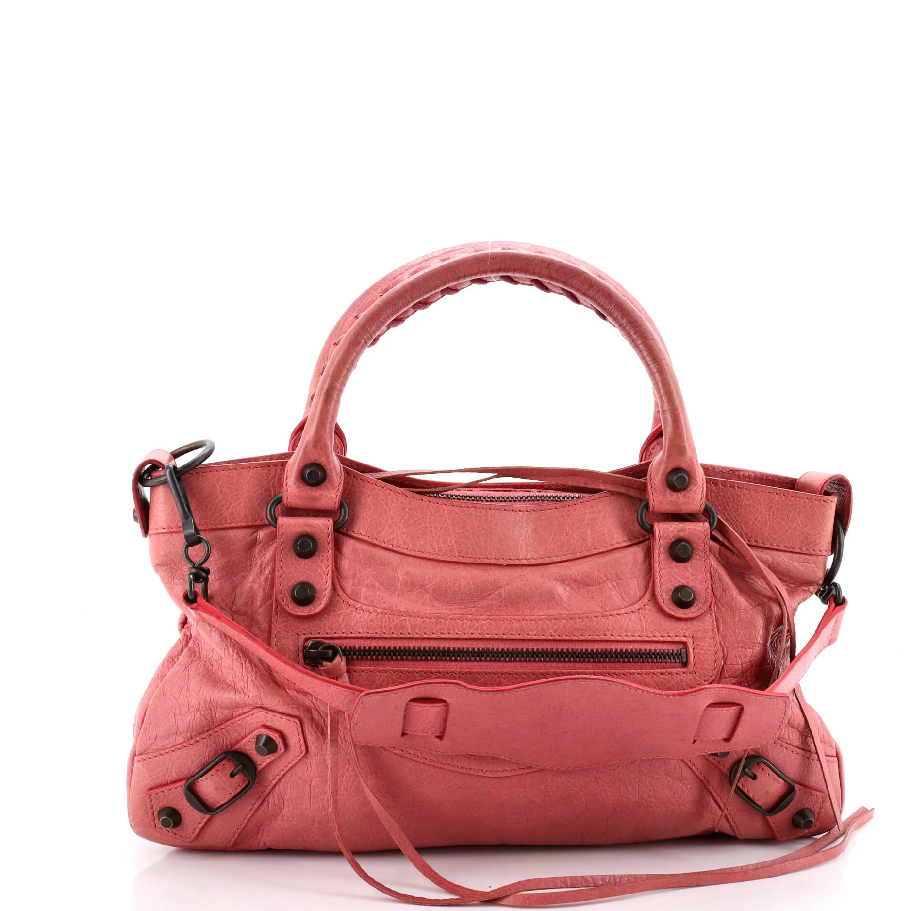 First Classic Studs Bag Leather