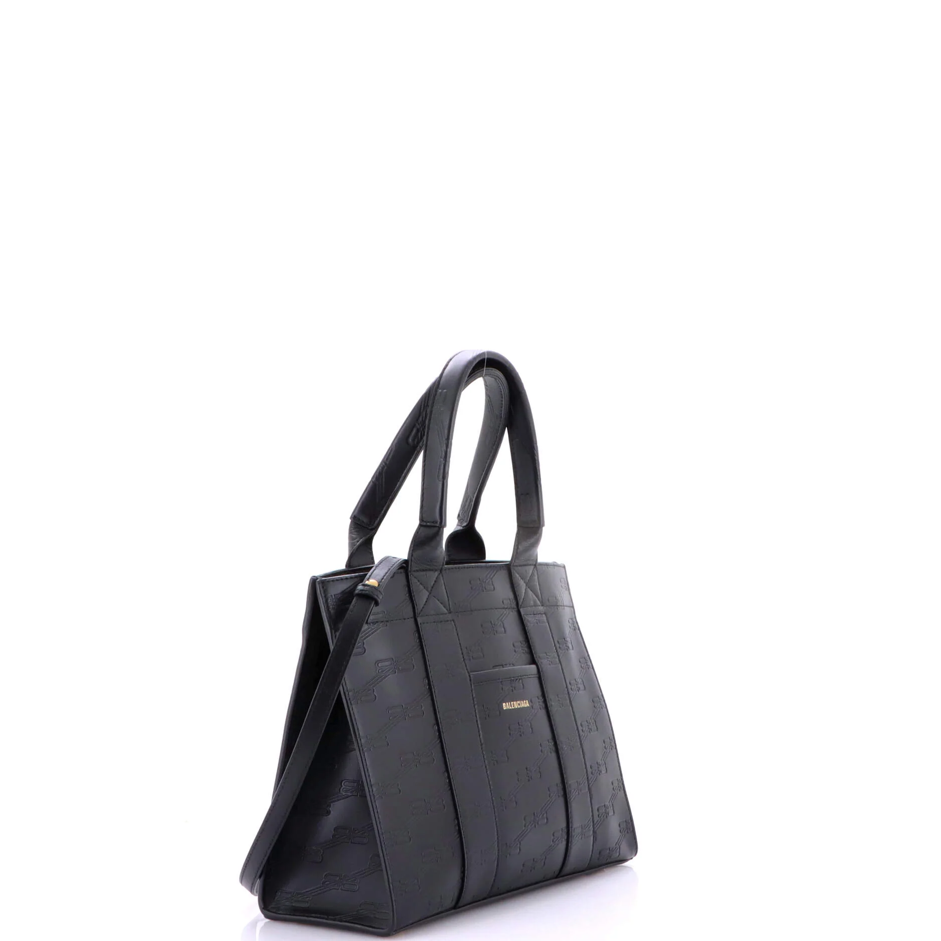 Hardware Tote Embossed Leather Small - Image 2