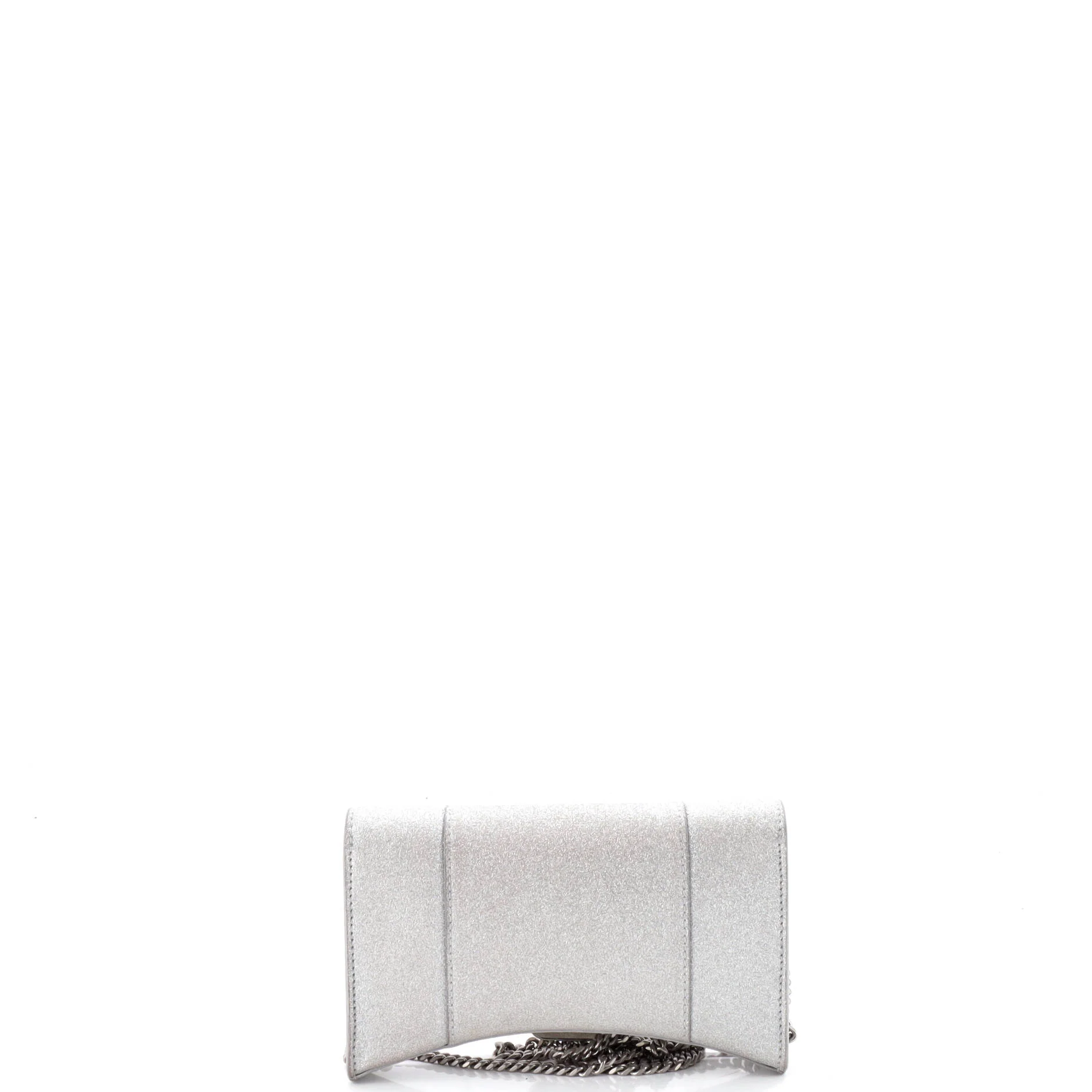 Hourglass Chain Wallet Glitter Leather - Image 3