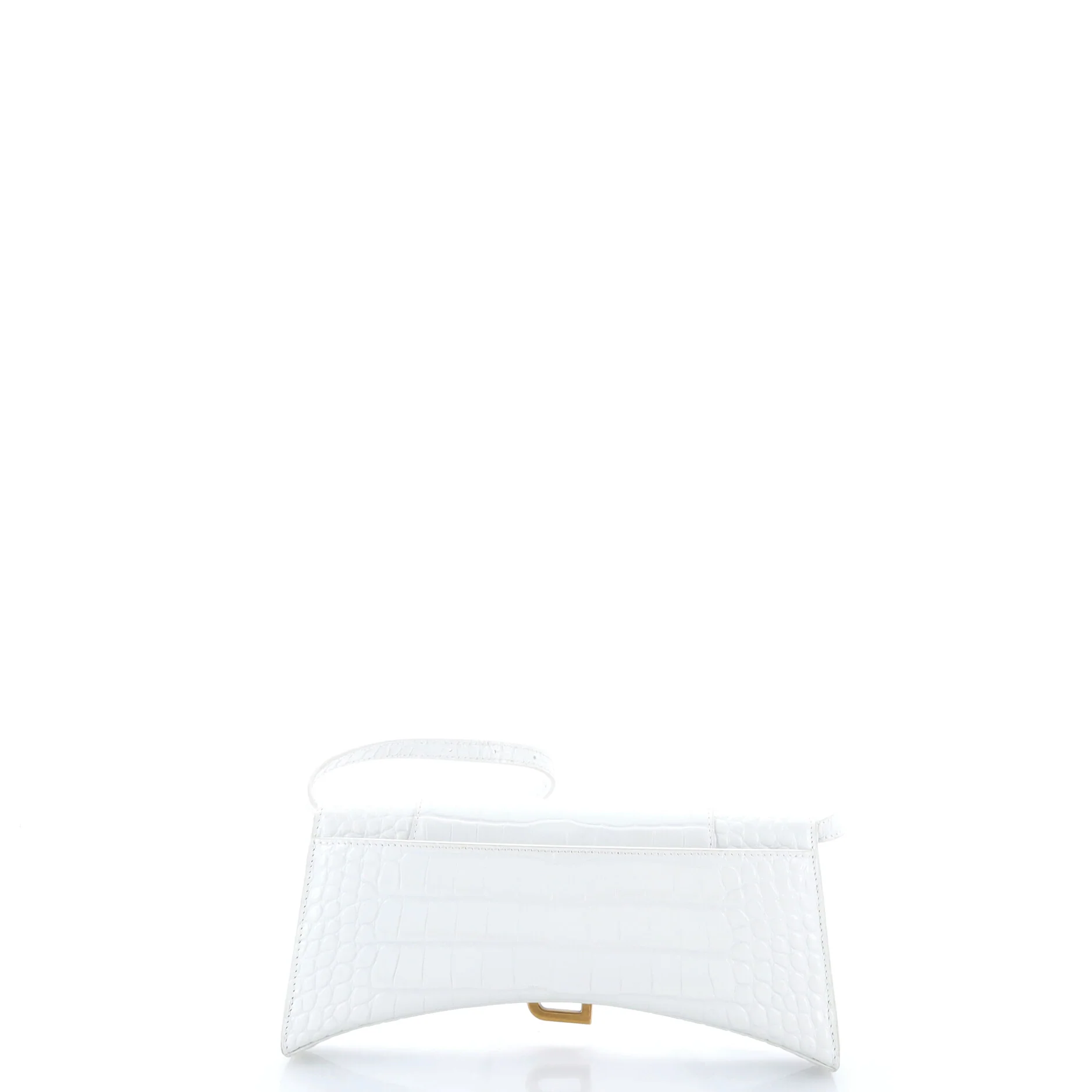 Hourglass Stretch Sling Bag Crocodile Embossed Leather - Image 3