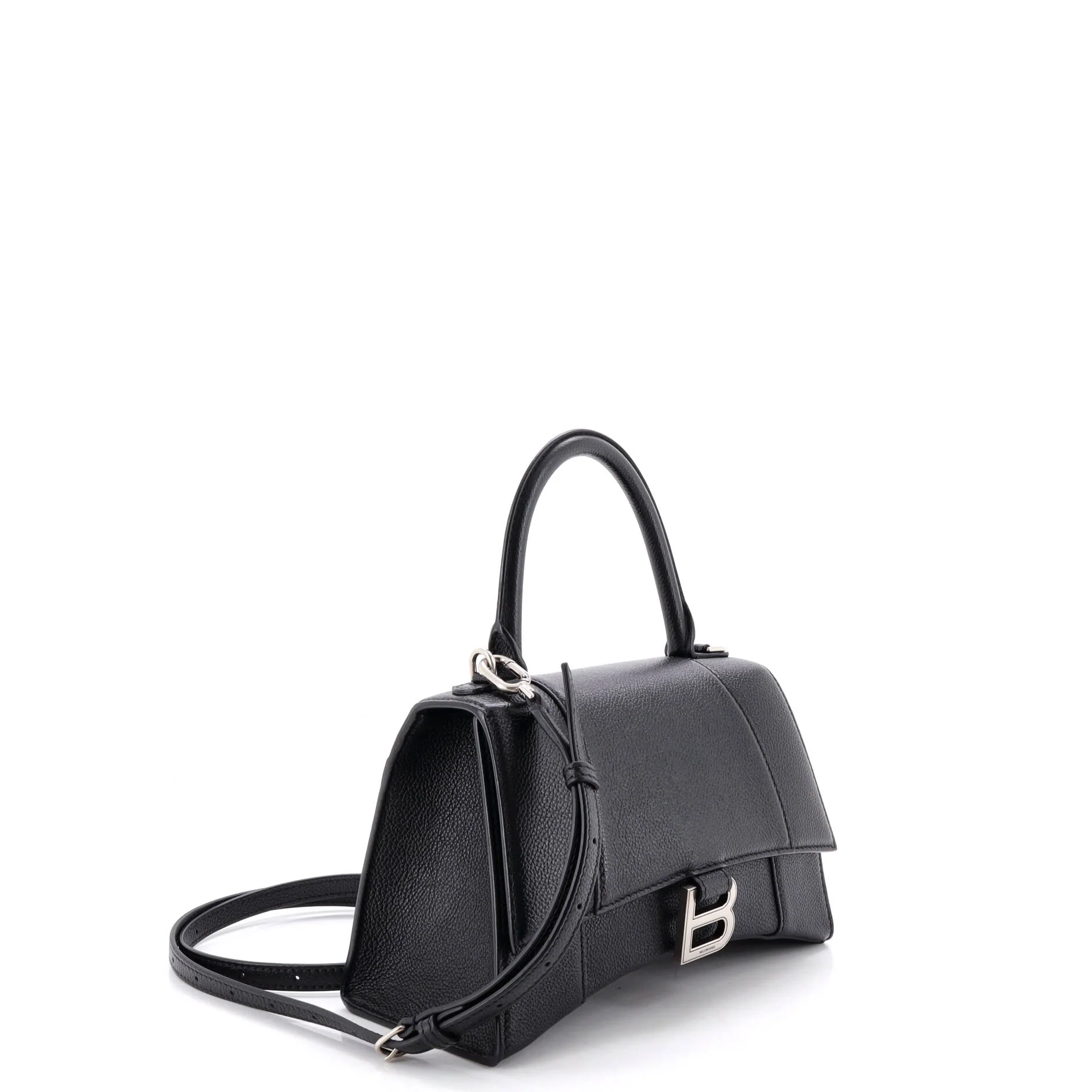 Hourglass Top Handle Bag Leather Small - Image 2