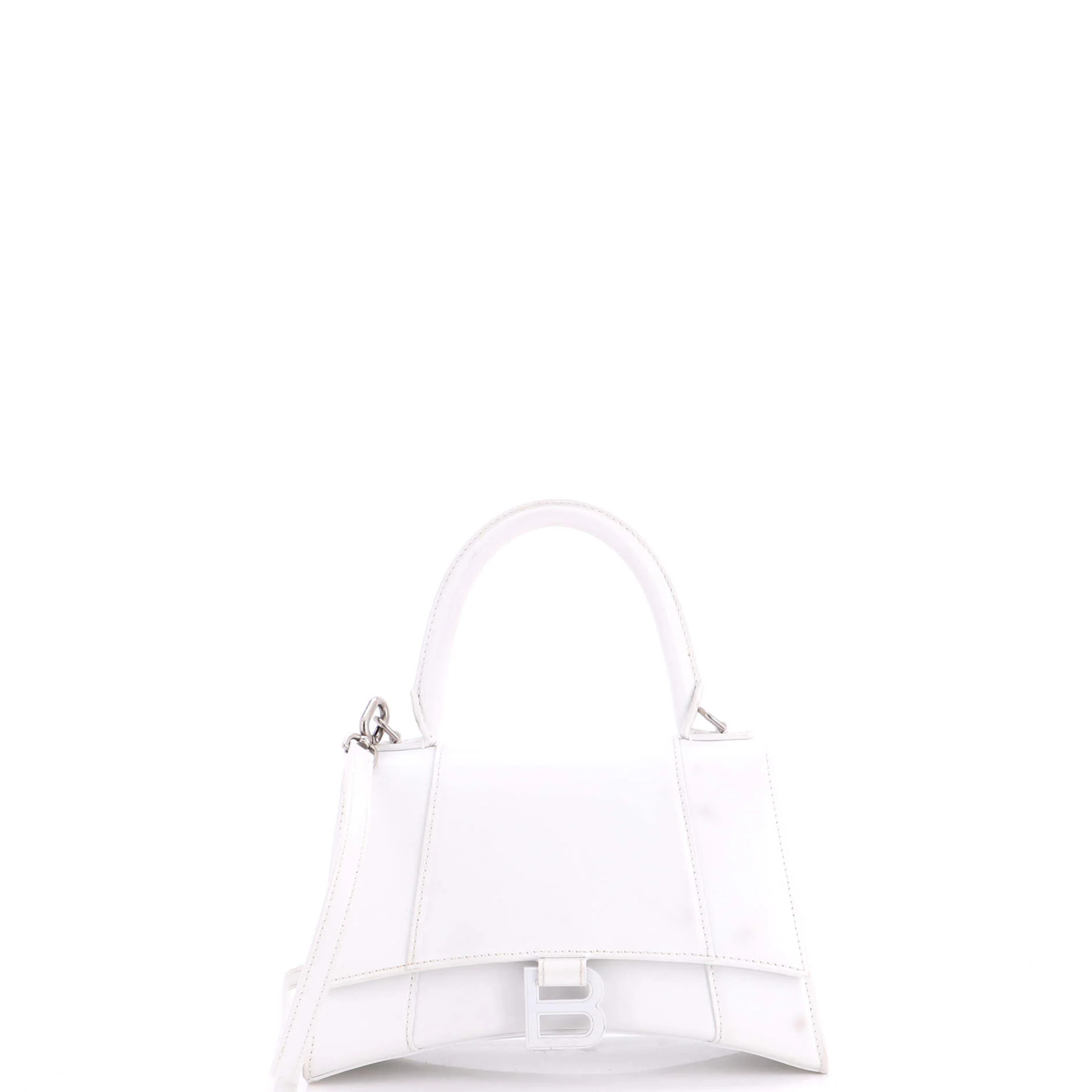 Hourglass Top Handle Bag Leather Small